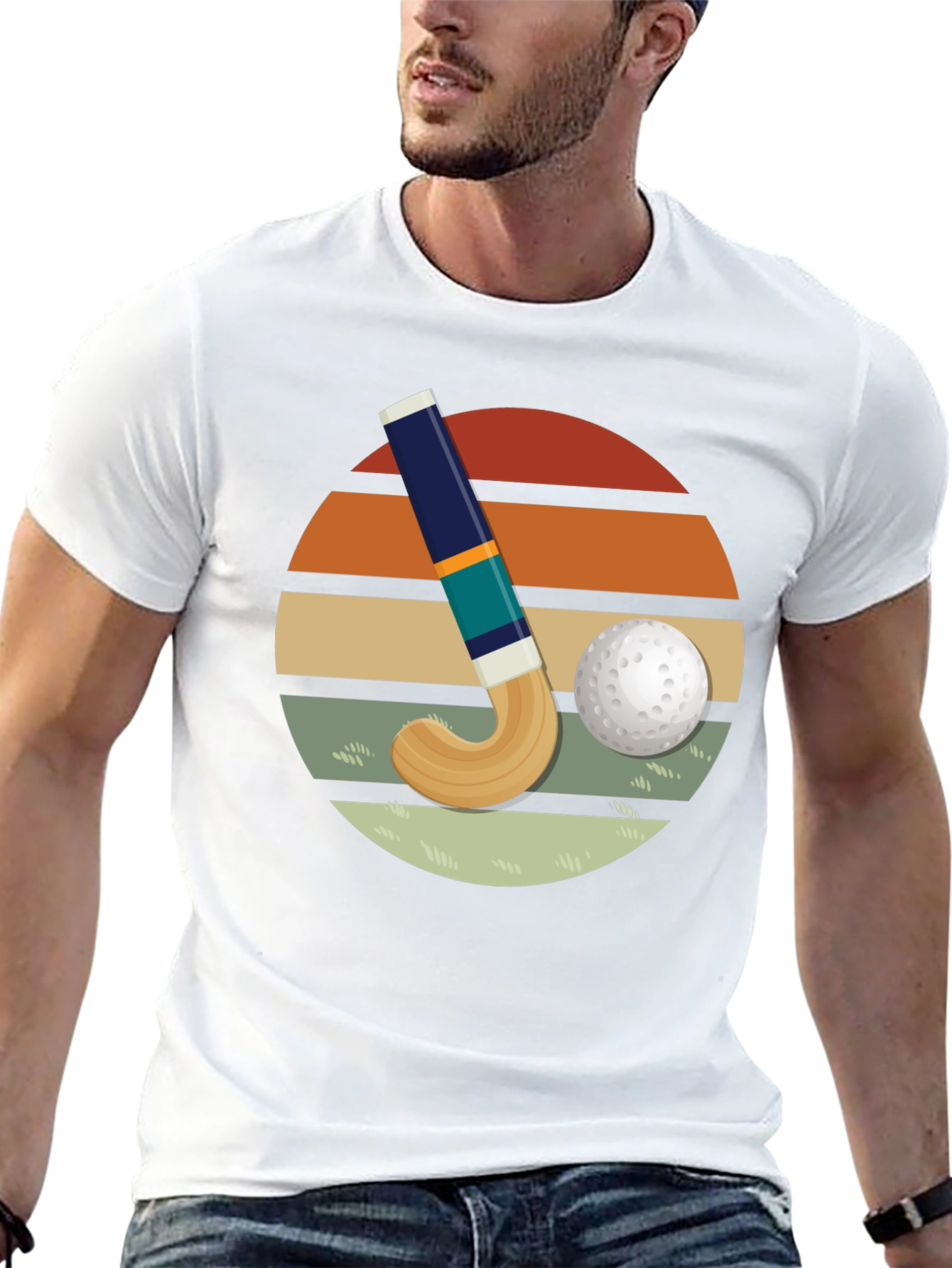 Retro Field Hockey T-Shirt