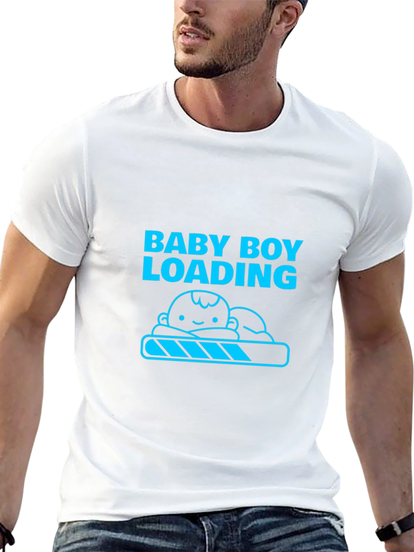 Baby Boy Loading - Funny Pregnancy T-Shirt