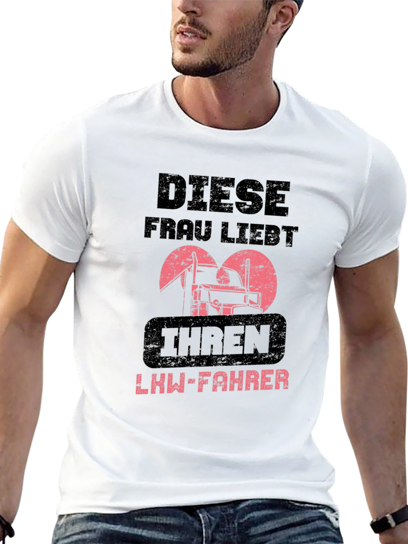 Diese Frau Liebt T-Shirt Trucker Wife Tee