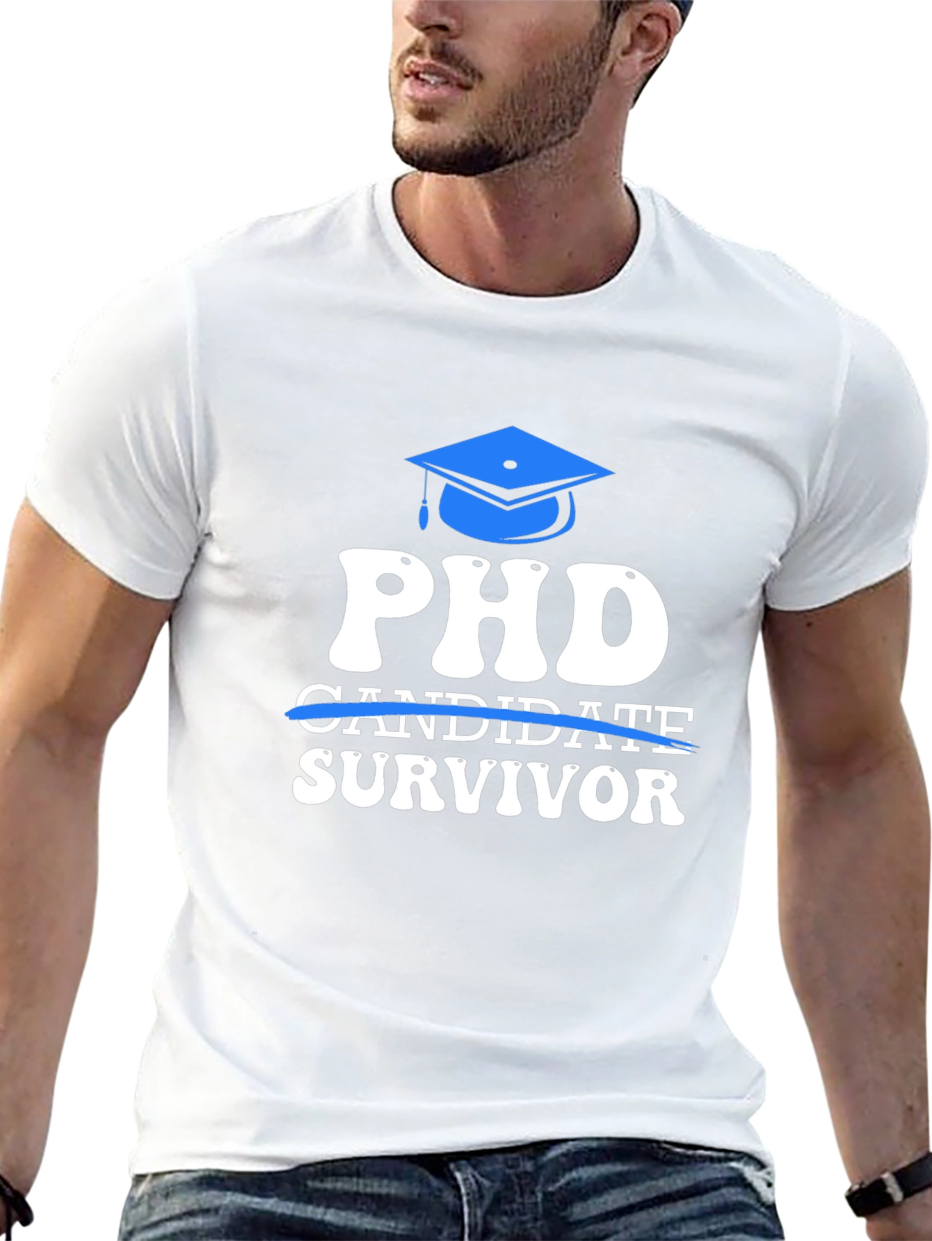 PhD Survivor T-Shirt Graduation Gift