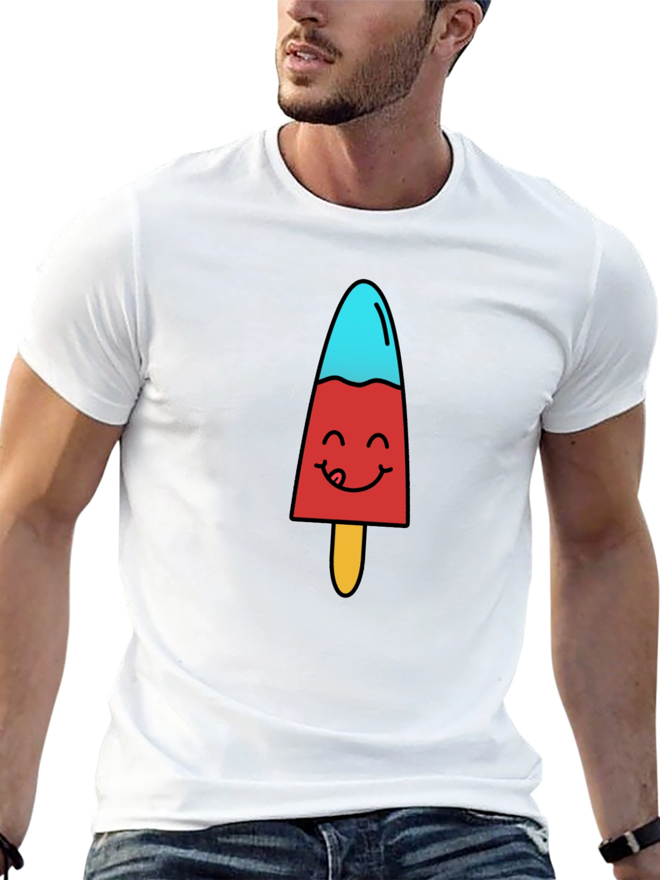 Fun Popsicle Graphic T-Shirt - Cool Treat Design