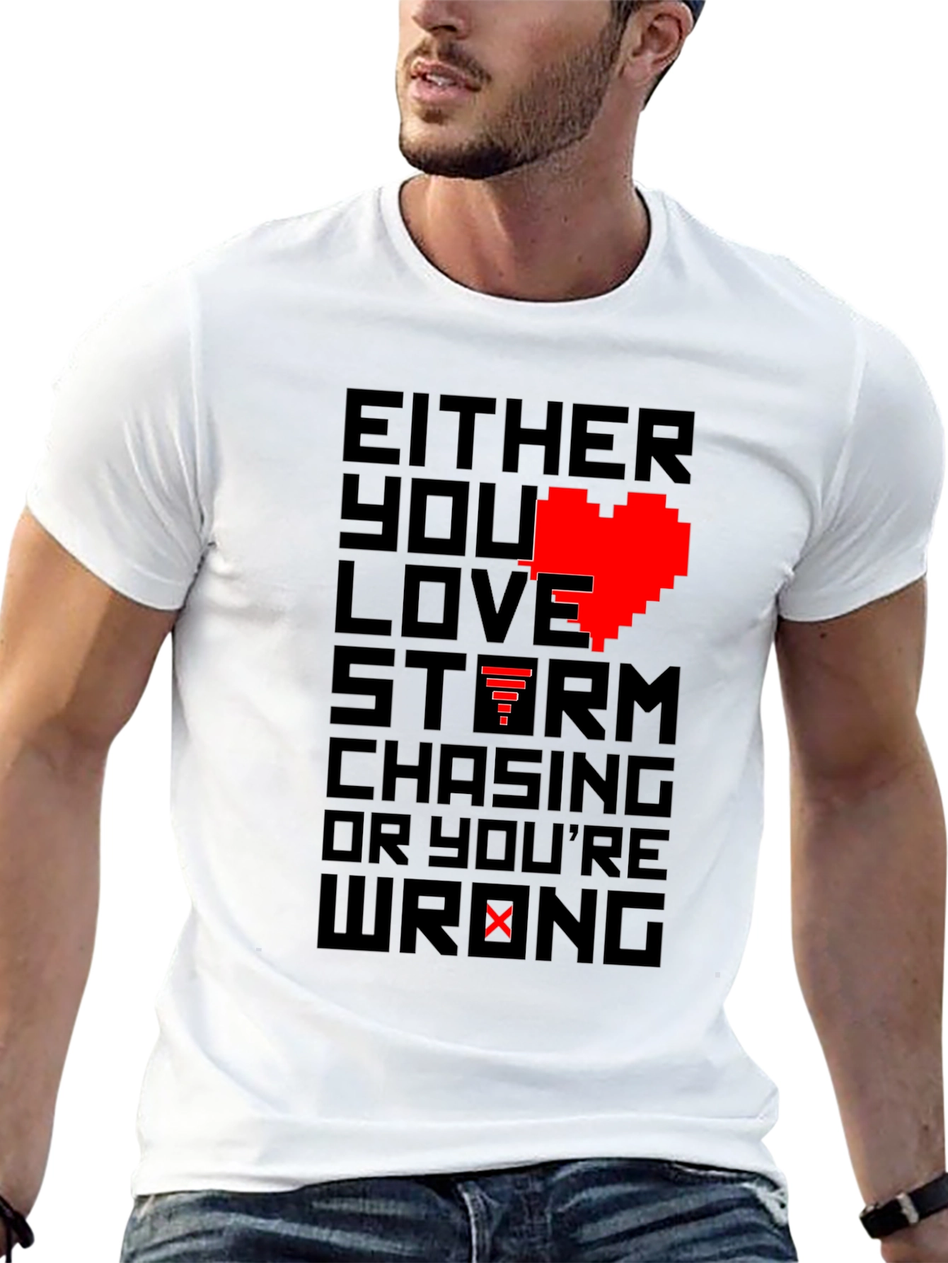 Storm Chasing Heart T-Shirt