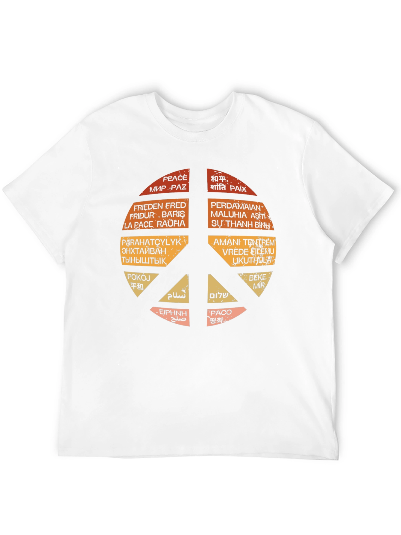 Peace Around the World Graphic T-Shirt