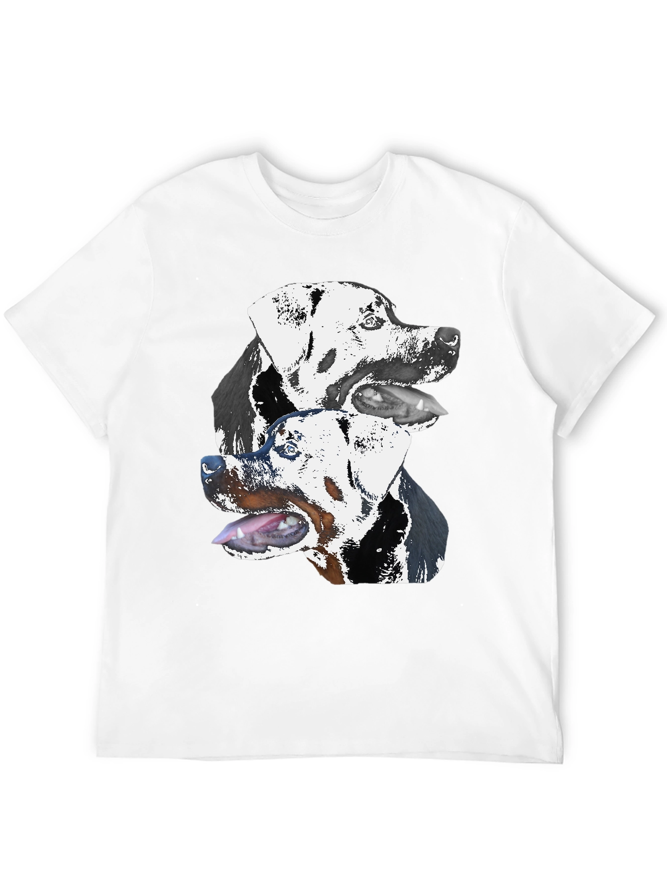 Dog Lovers Black Graphic Tee