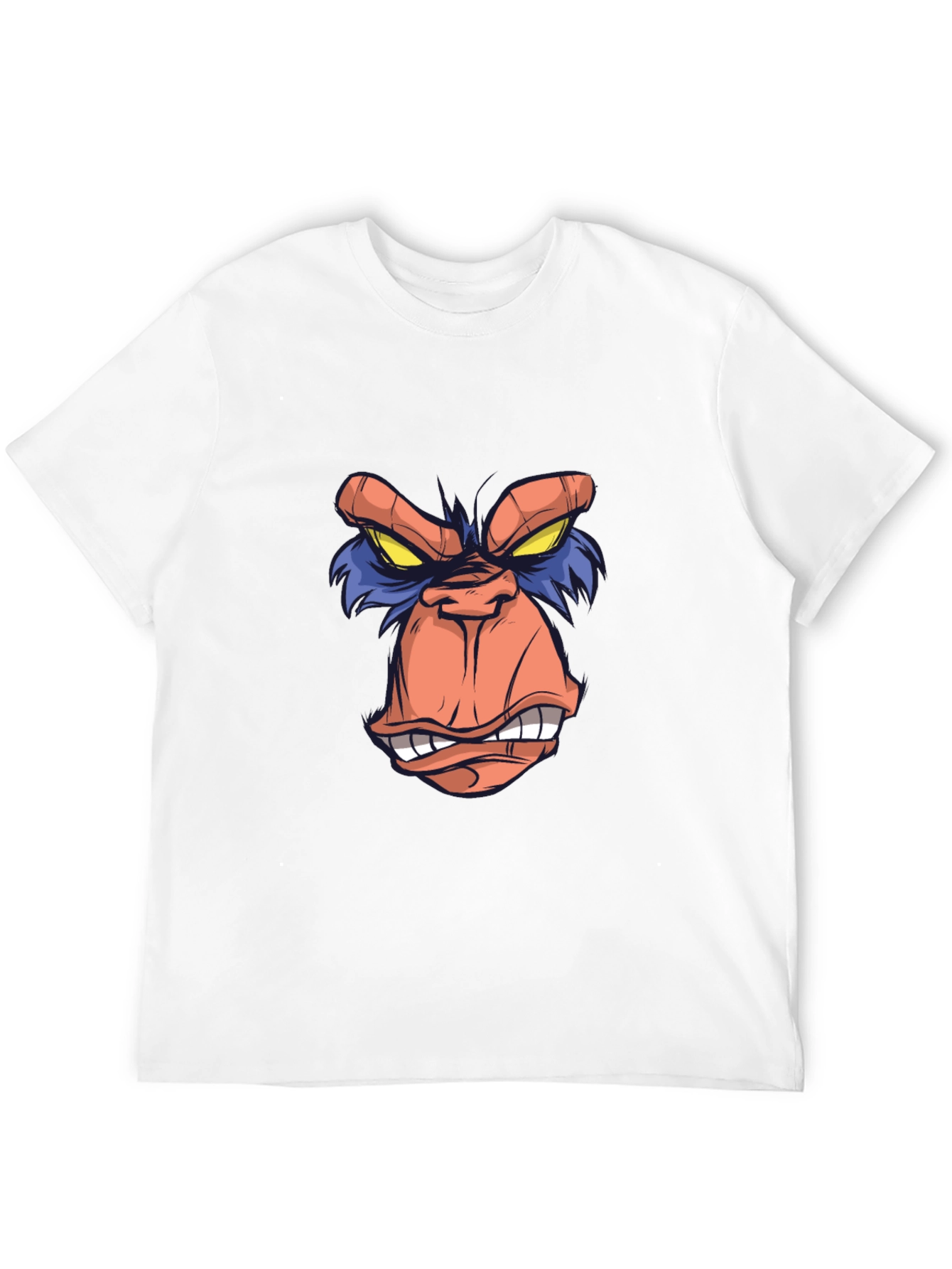 Angry Monkey Graphic Tee - Mens Black T-Shirt