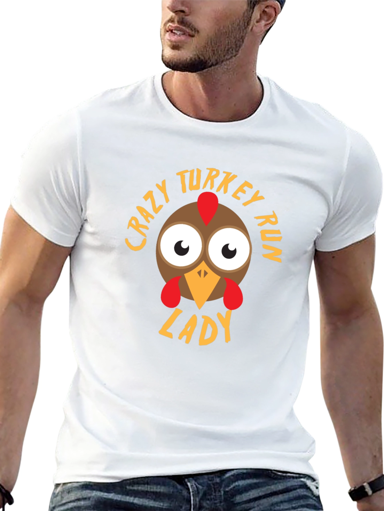 Crazy Turkey Run Lady T-Shirt