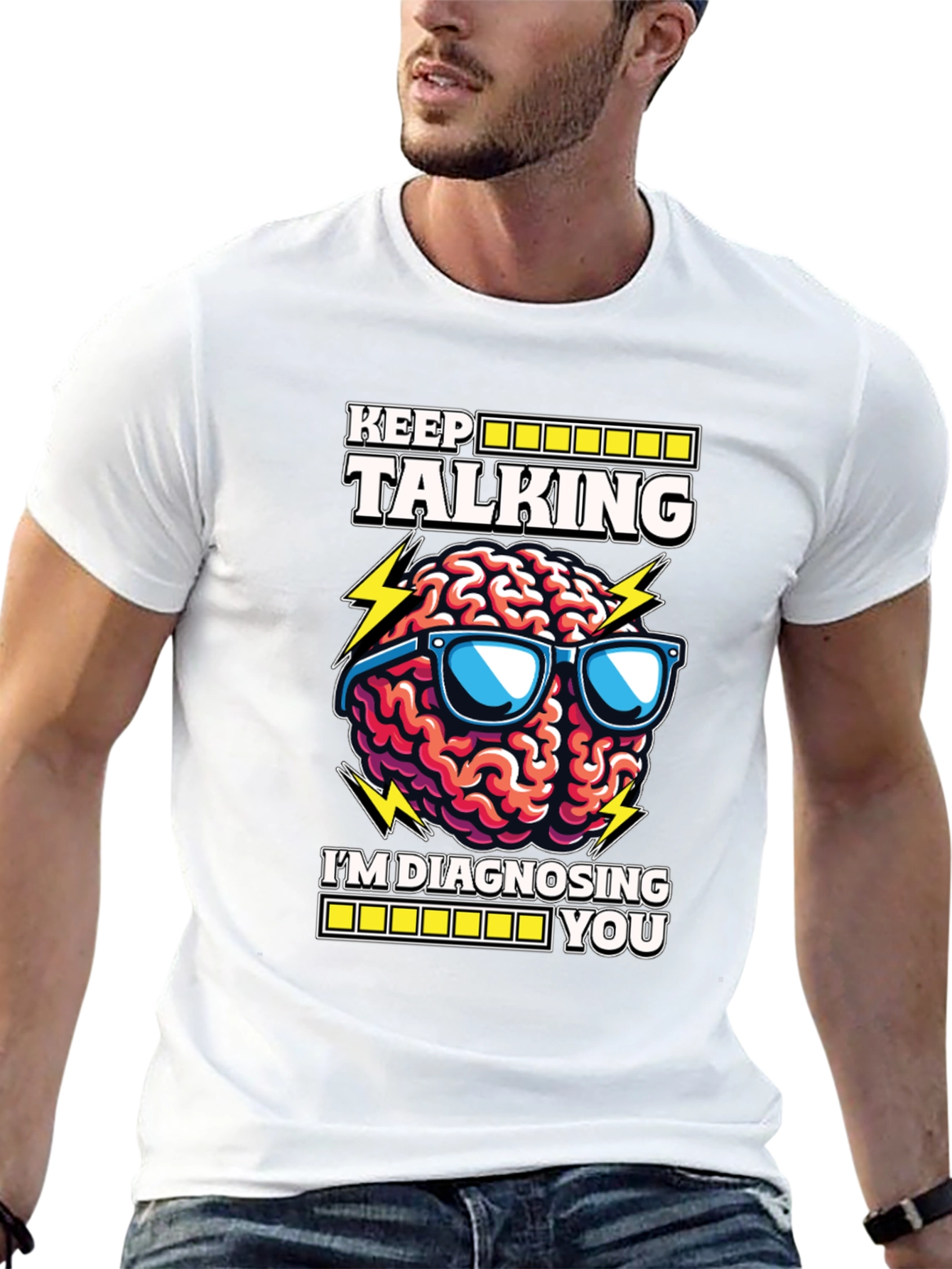Keep Talking Brain Diagnosis T-Shirt