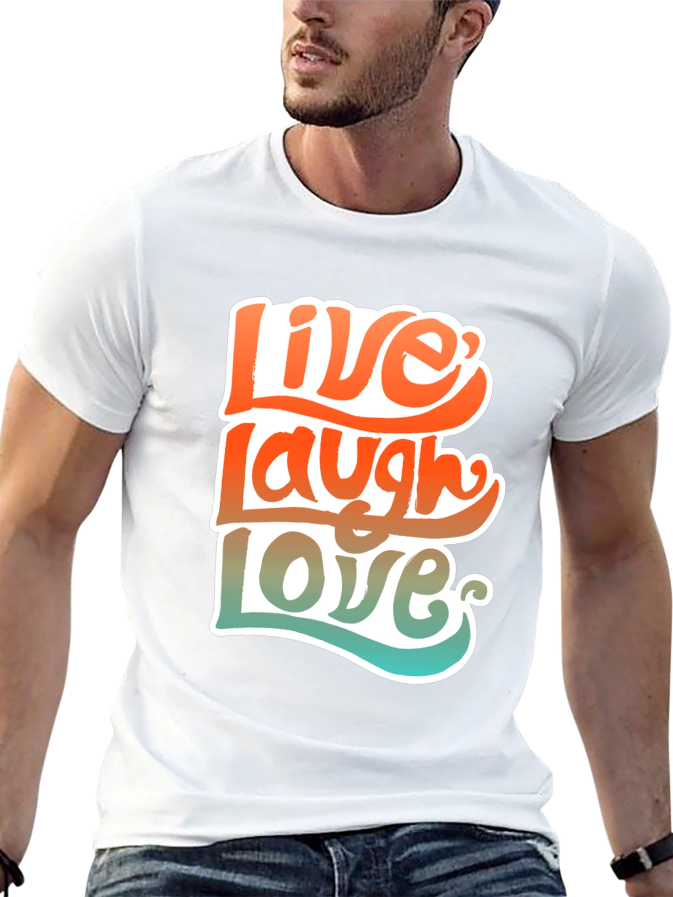 Live Laugh Love Graphic Tee - Comfort Fit