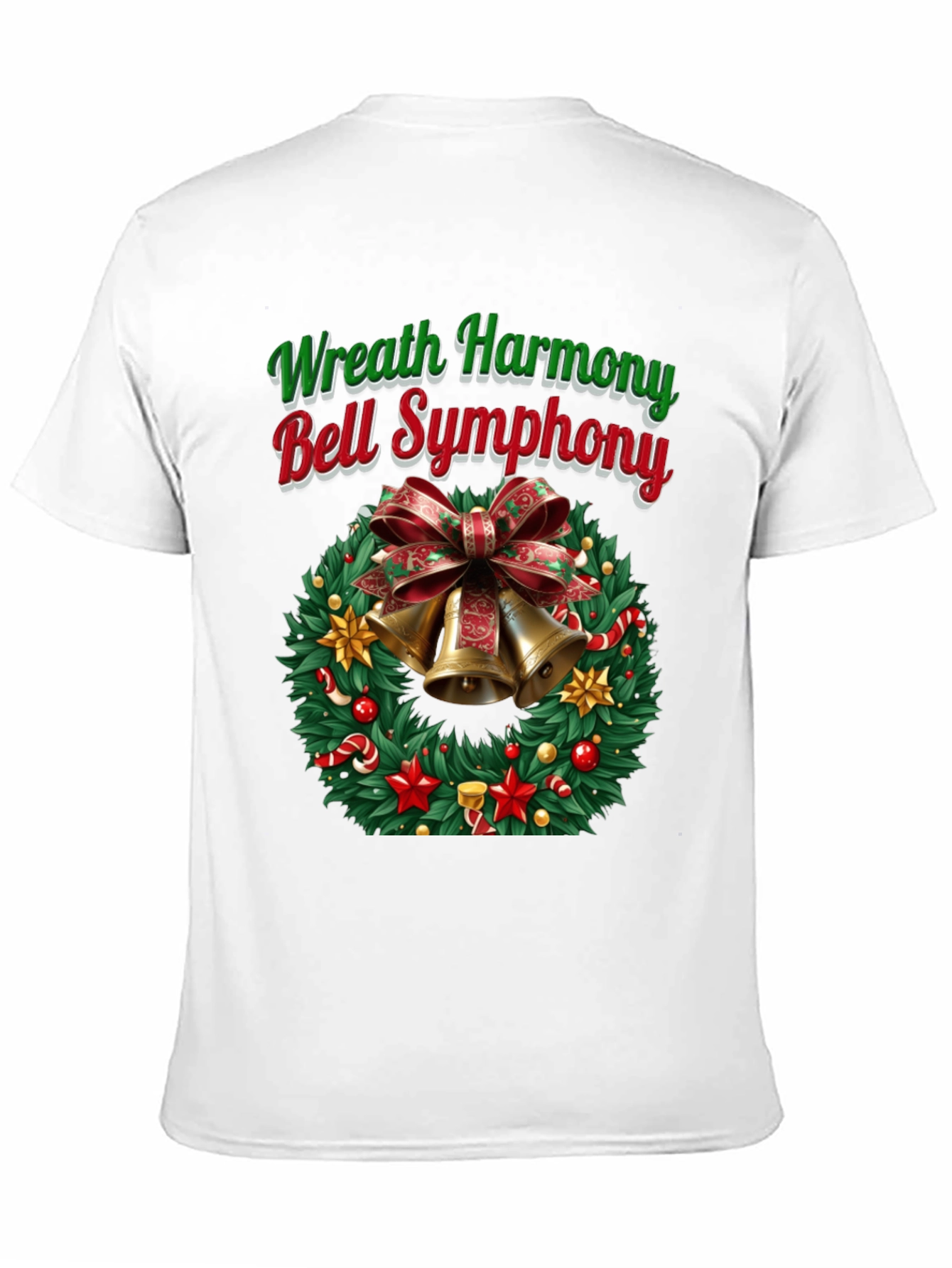 Festive Wreath Harmony Bell Symphony T-Shirt