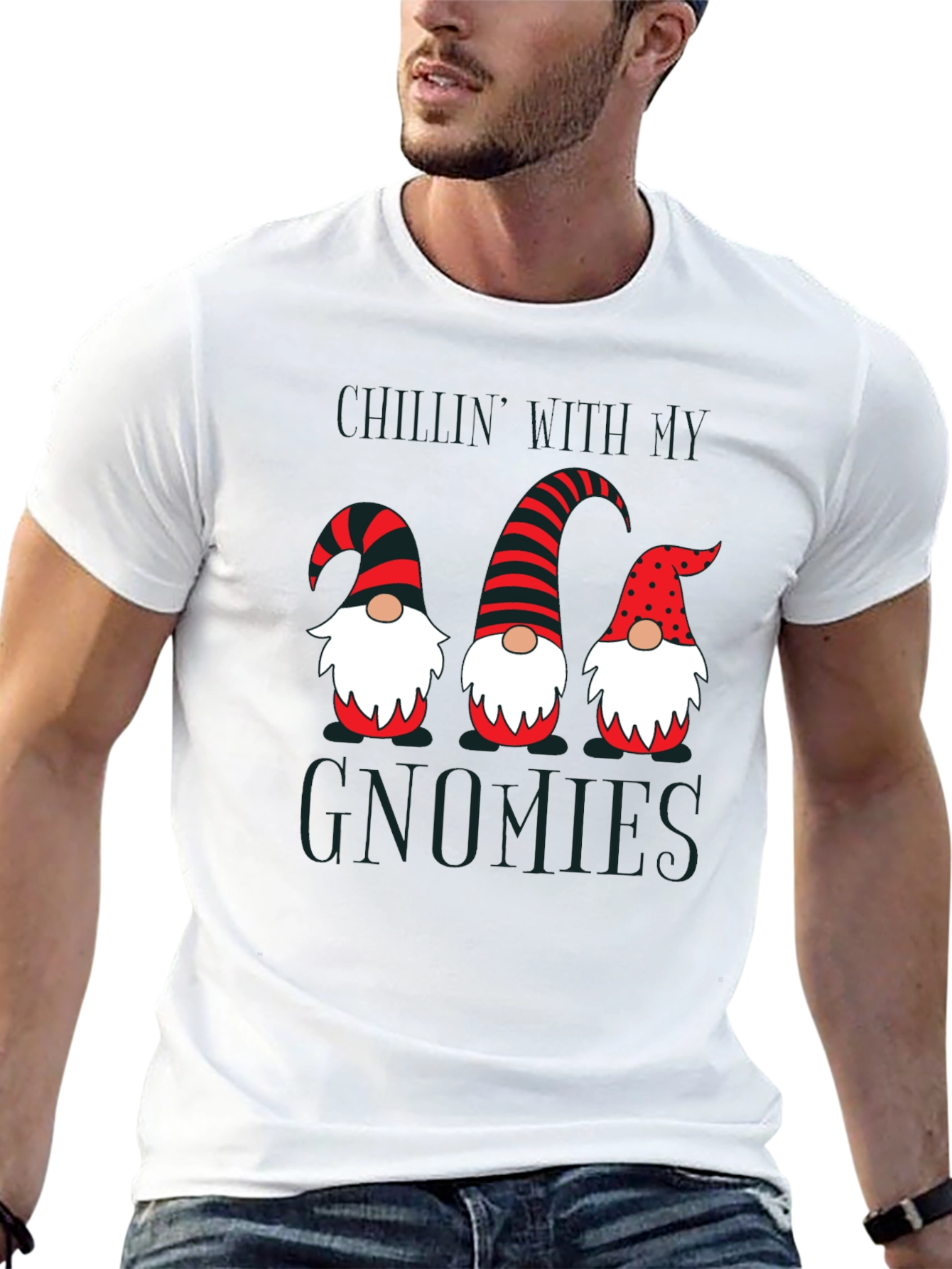Chillin With My Gnomies Graphic Tee