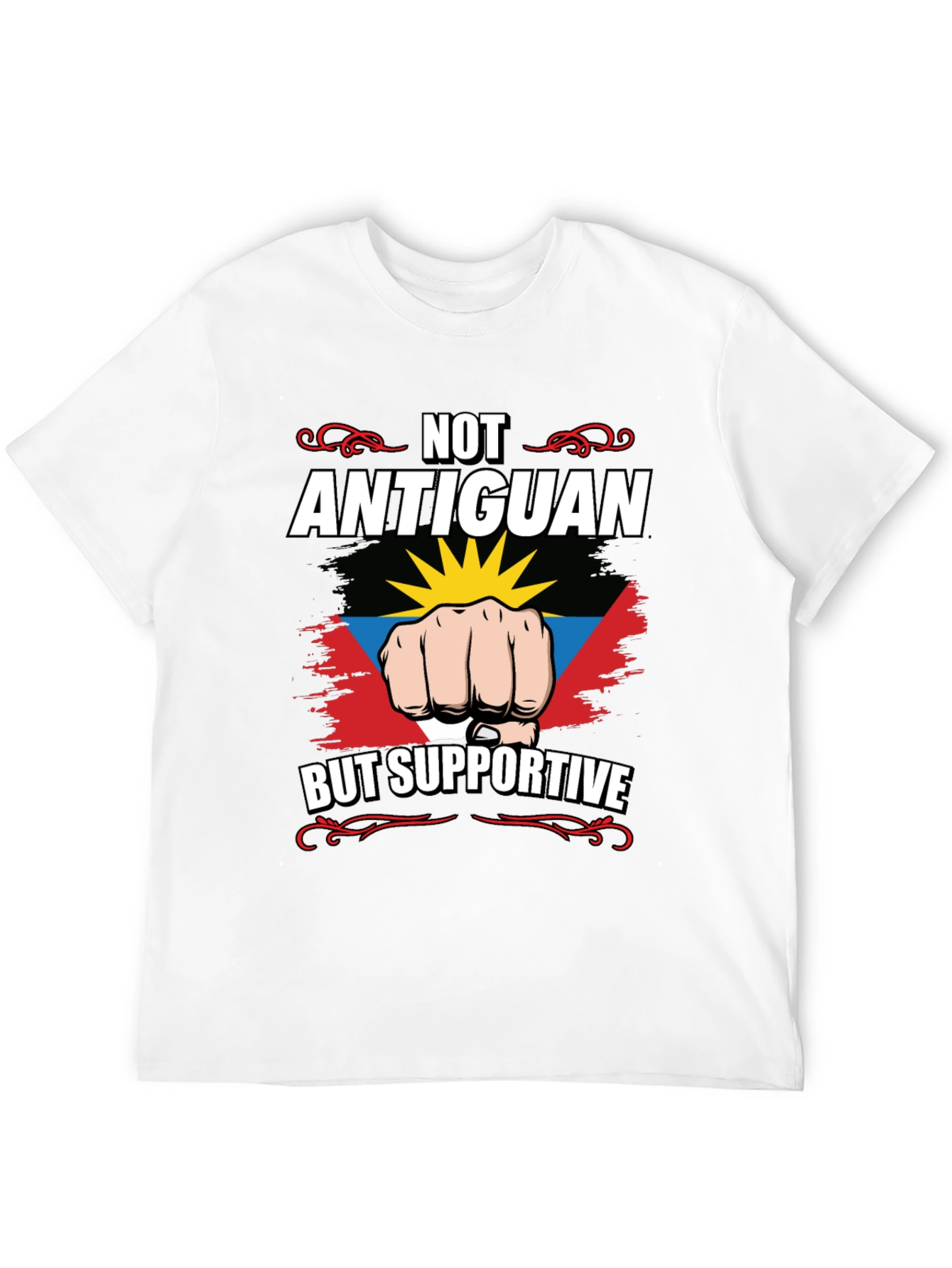 Antiguan Supportive Graphic T-Shirt