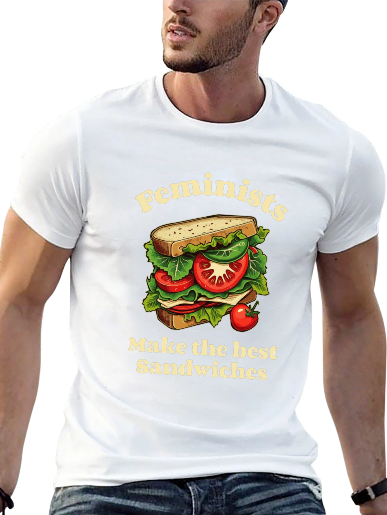 Feminist Sandwich T-Shirt - Funny Slogan Tee