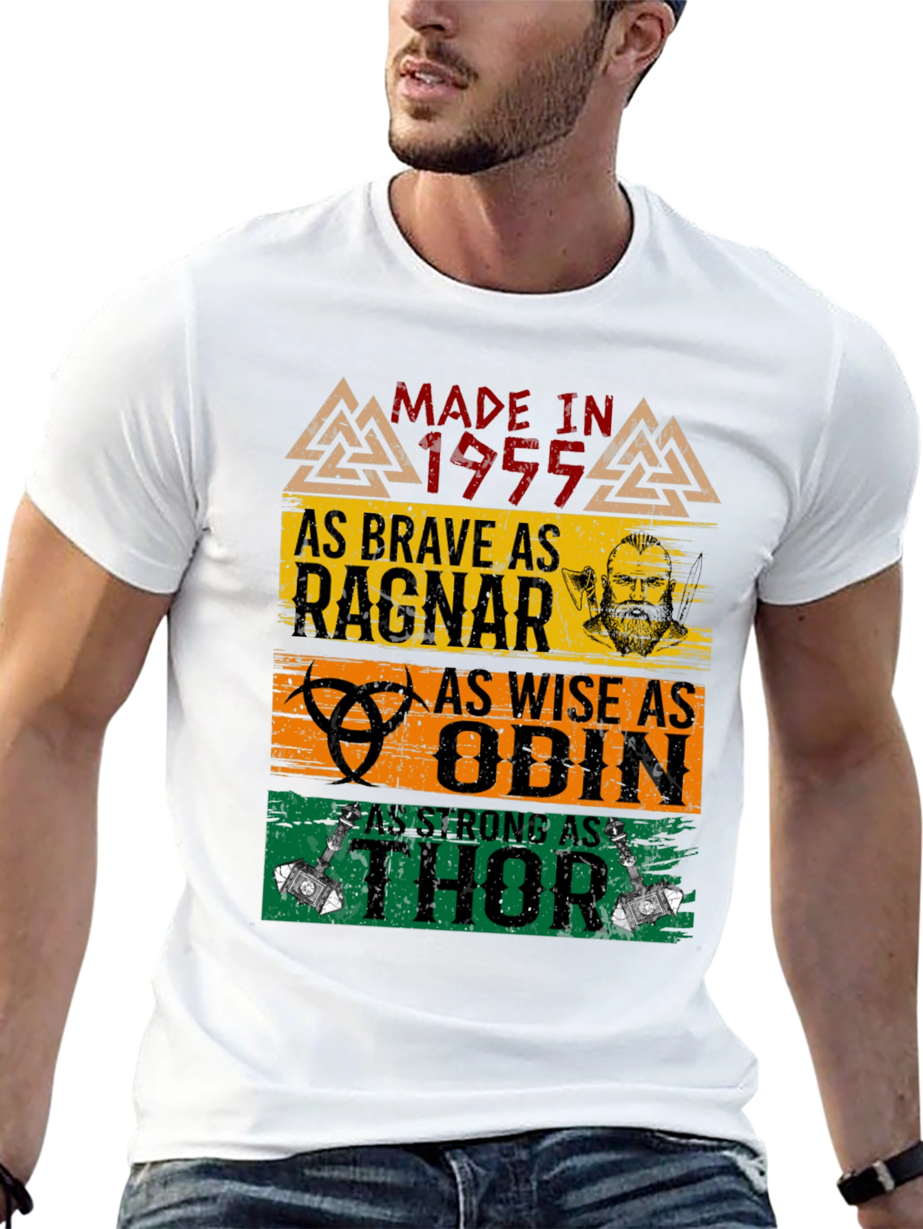 Made in 1955 Viking Warrior T-Shirt