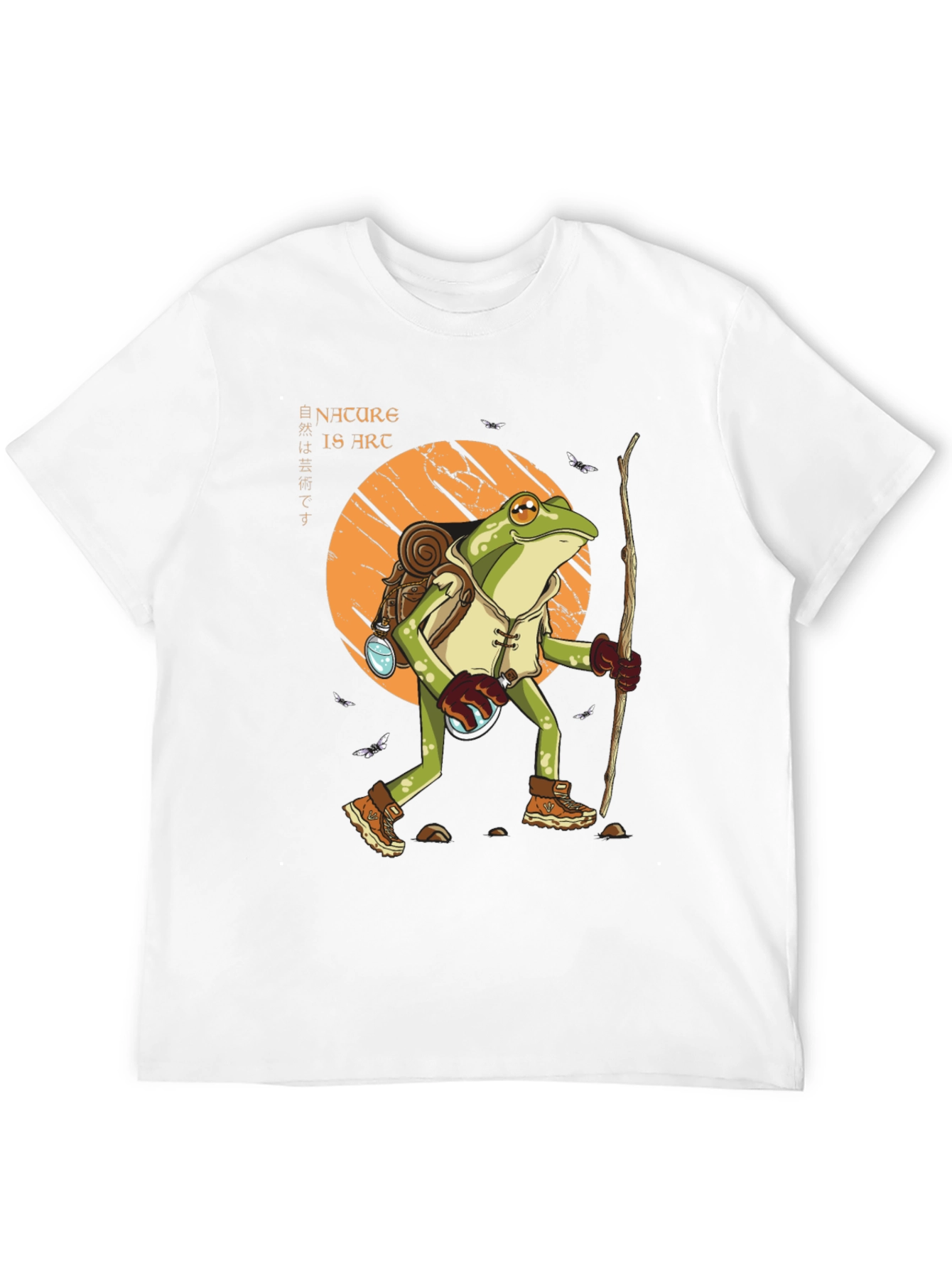 Nature Is Art Frog Hiking T-Shirt