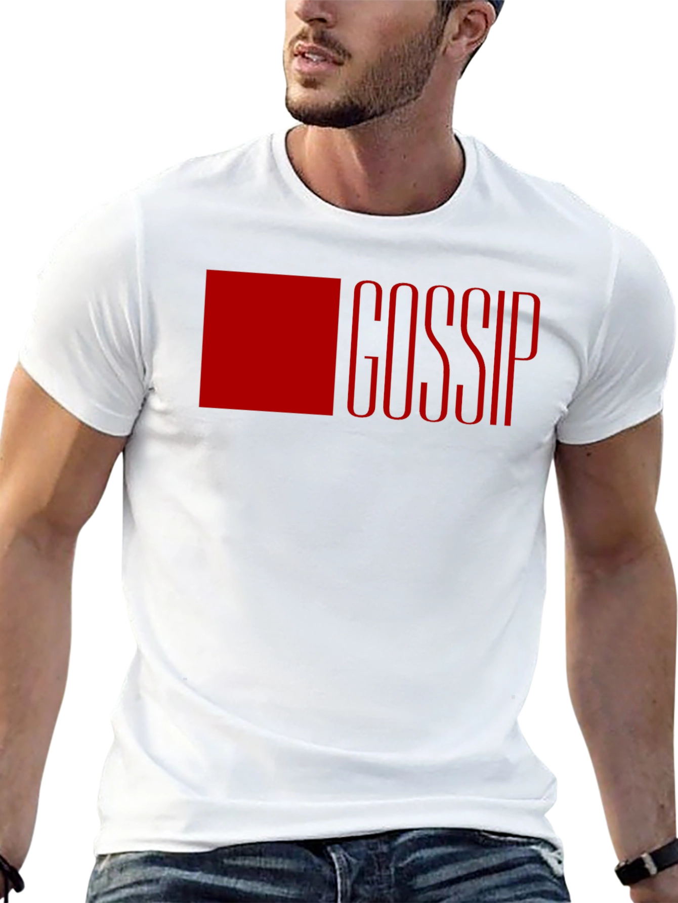 Gossip Graphic Tee - Bold & Trendy Black T-Shirt