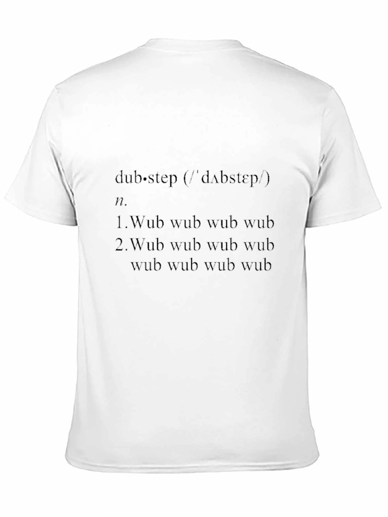Dubstep Definition Black T-Shirt