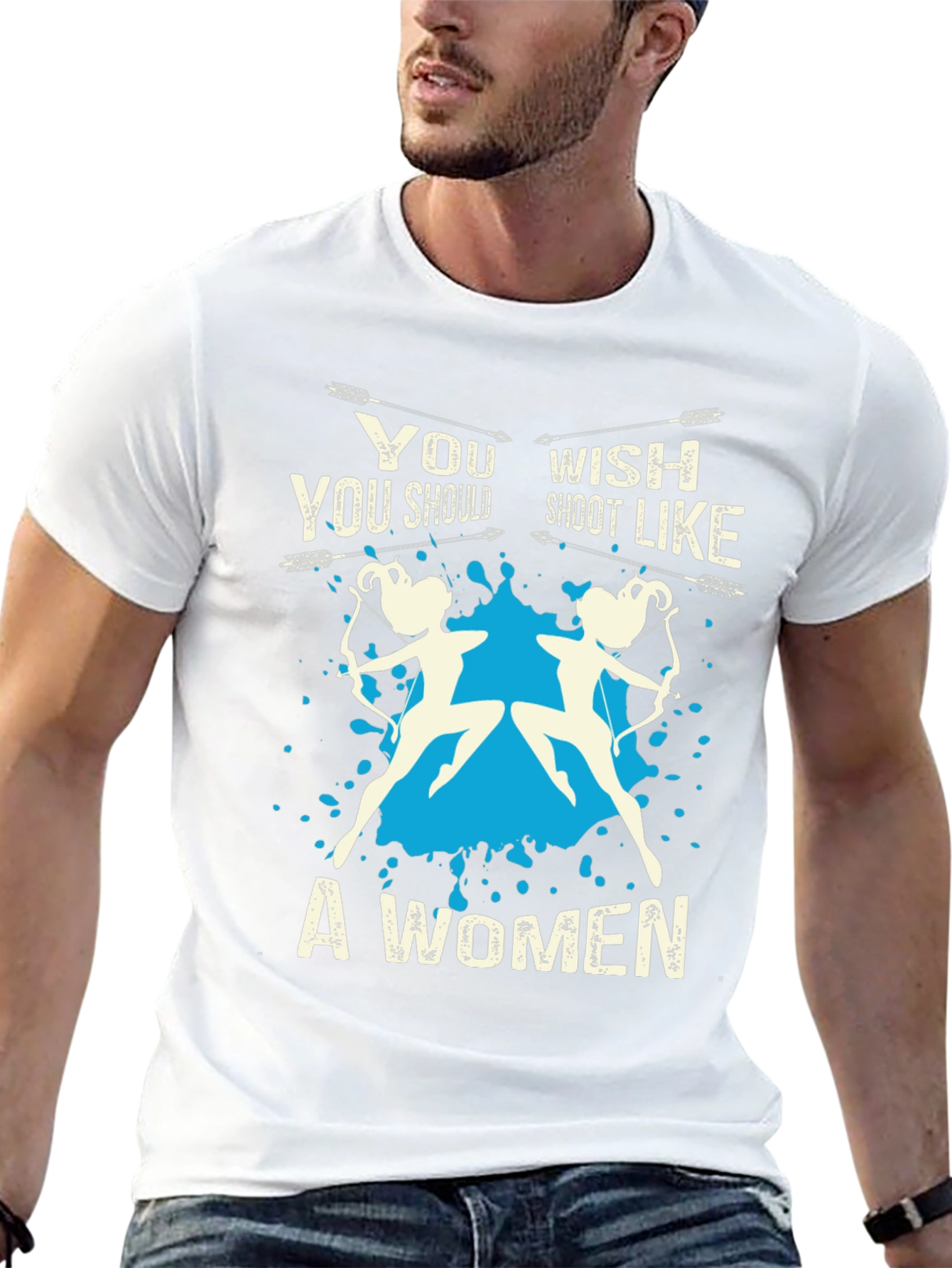 Shoot Like A Women Novelty T-Shirt