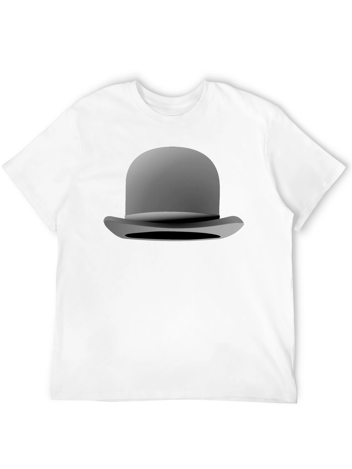Bowler Hat Graphic Tee - Classic Style