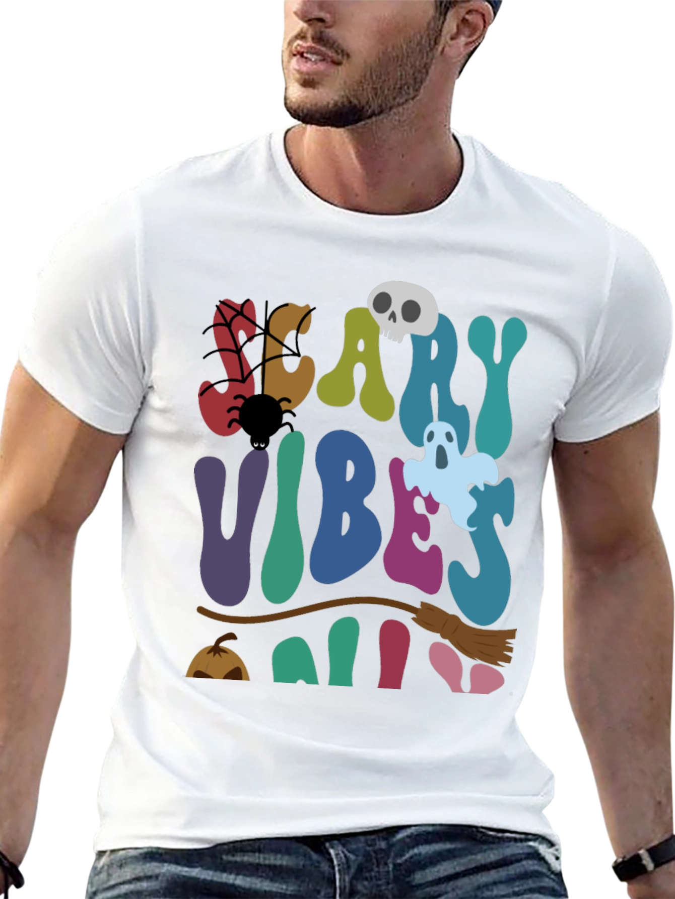 Scary Vibes Only Halloween T-Shirt