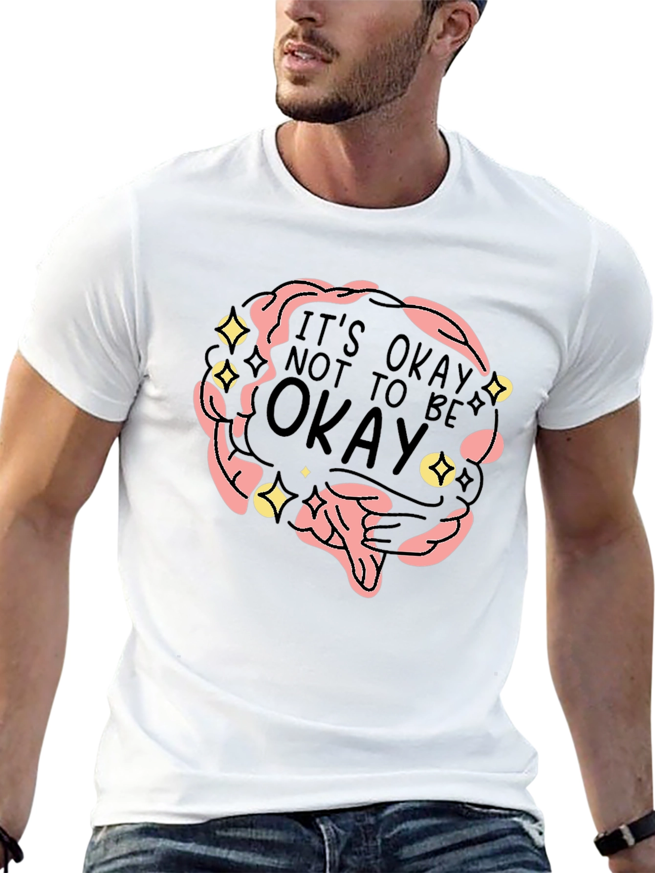 Its Okay To Be Not Okay Graphic Tee