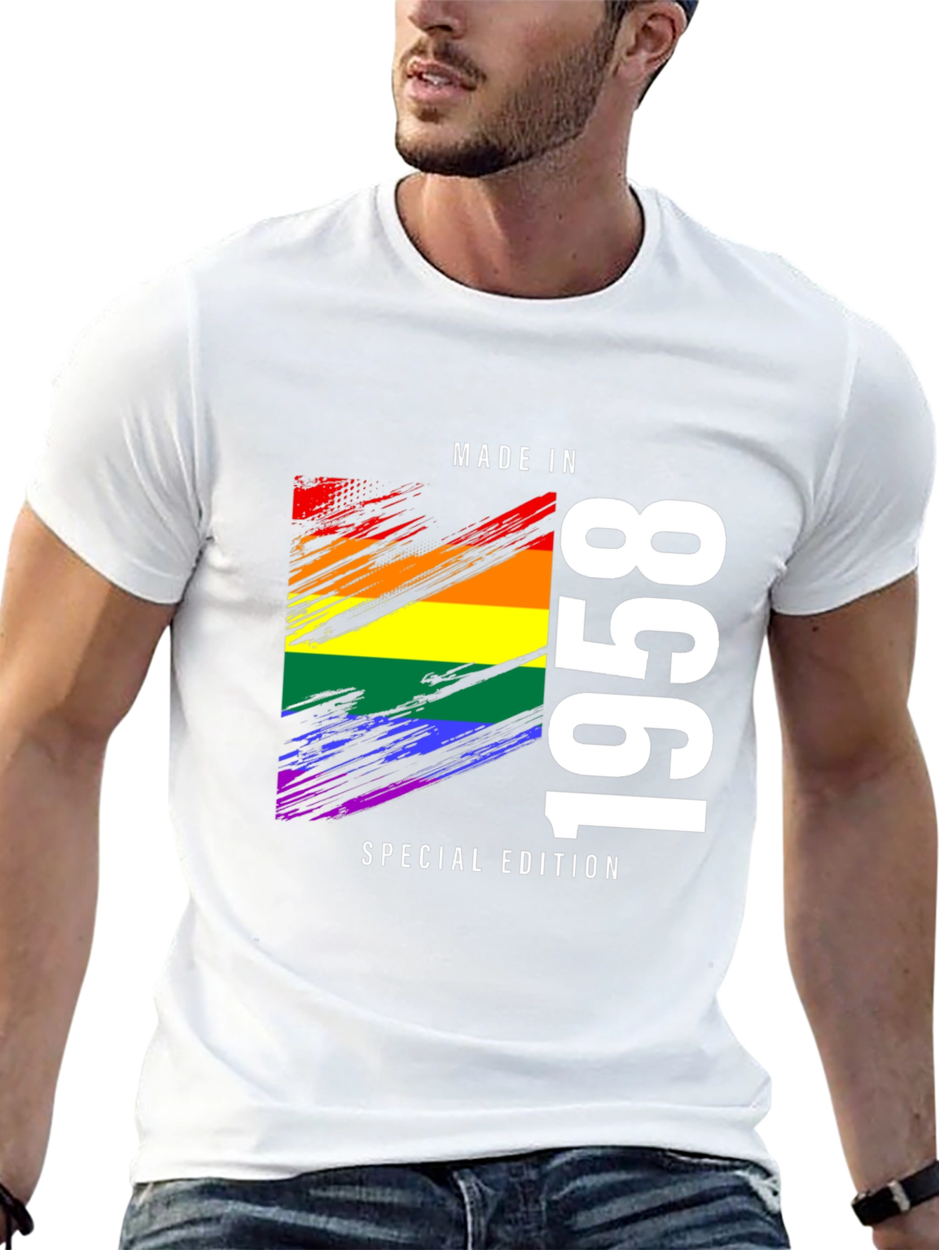 Made in 1958 Rainbow Pride T-Shirt