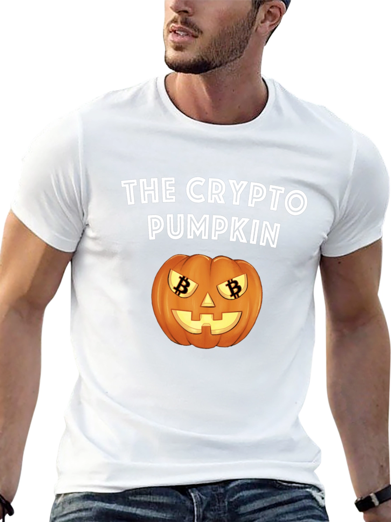 The Crypto Pumpkin T-Shirt - Halloween Bitcoin Tee