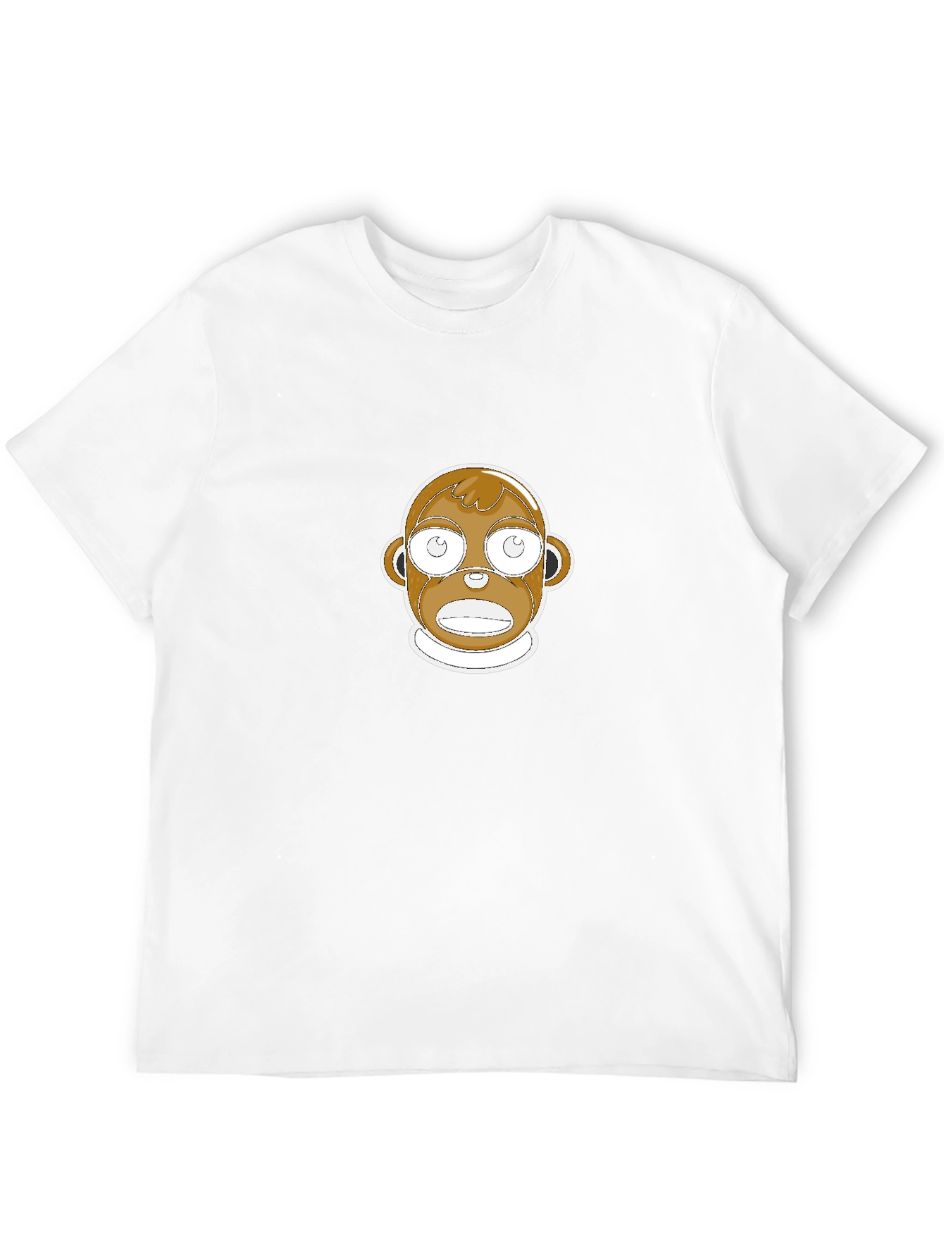 Unique Cartoon Graphic Print Black Crew Neck T-Shirt