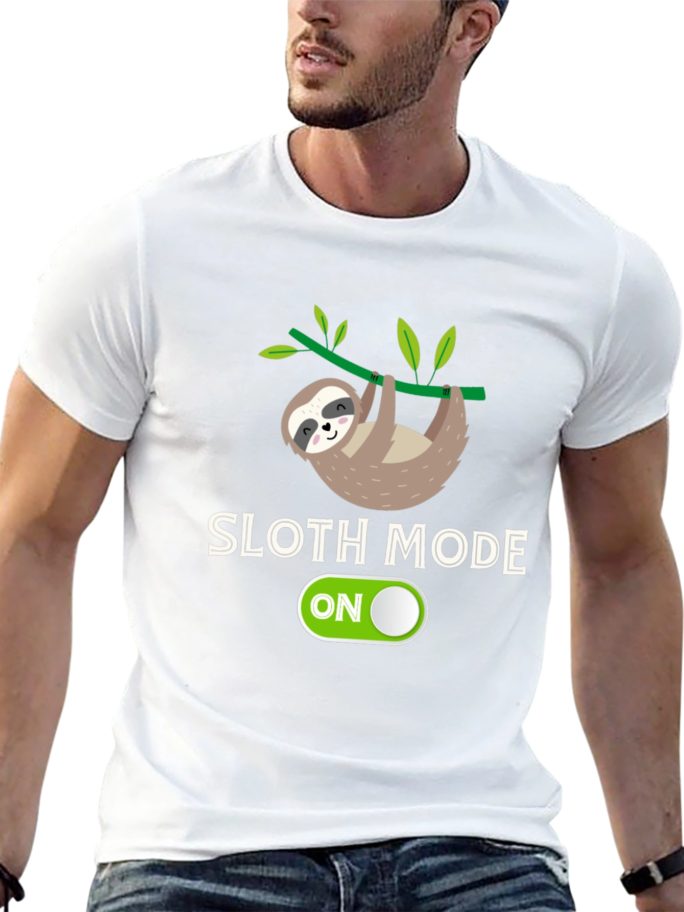 Sloth Mode On - Graphic T-Shirt