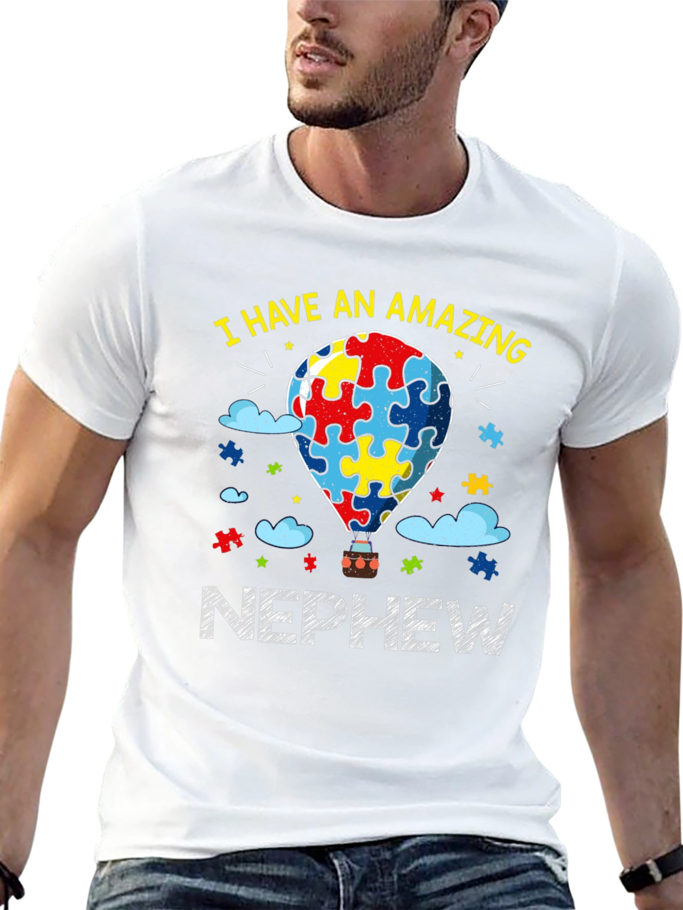 Amazing Nephew Autism Awareness T-Shirt