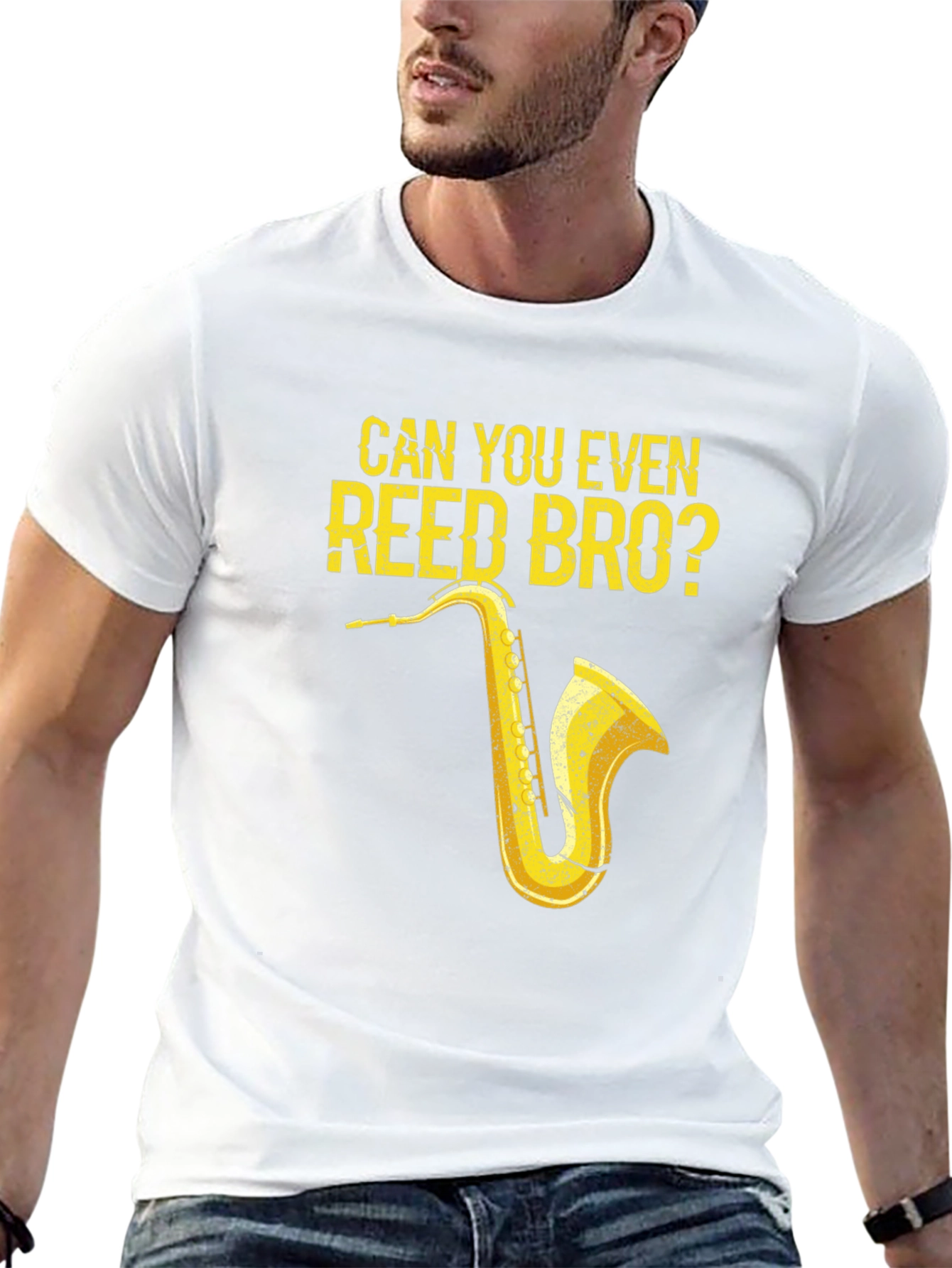 Can You Even Reed Bro? Saxophone Player T-Shirt