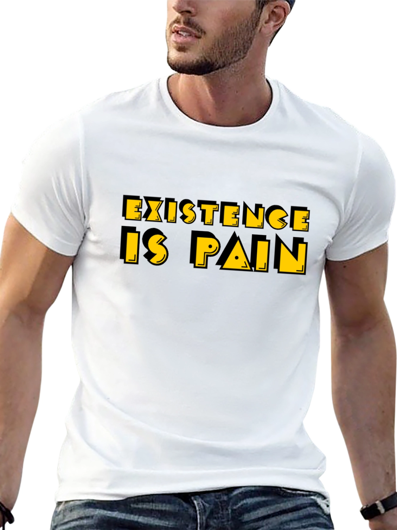 Existence is Pain T-Shirt - Black Graphic Tee