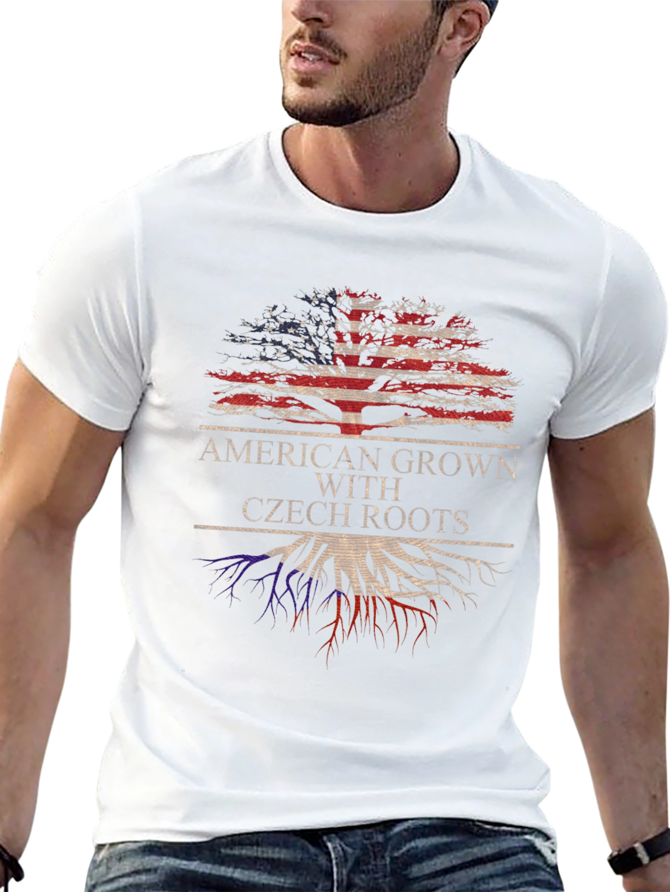 American Grown Czech Roots Graphic Tee