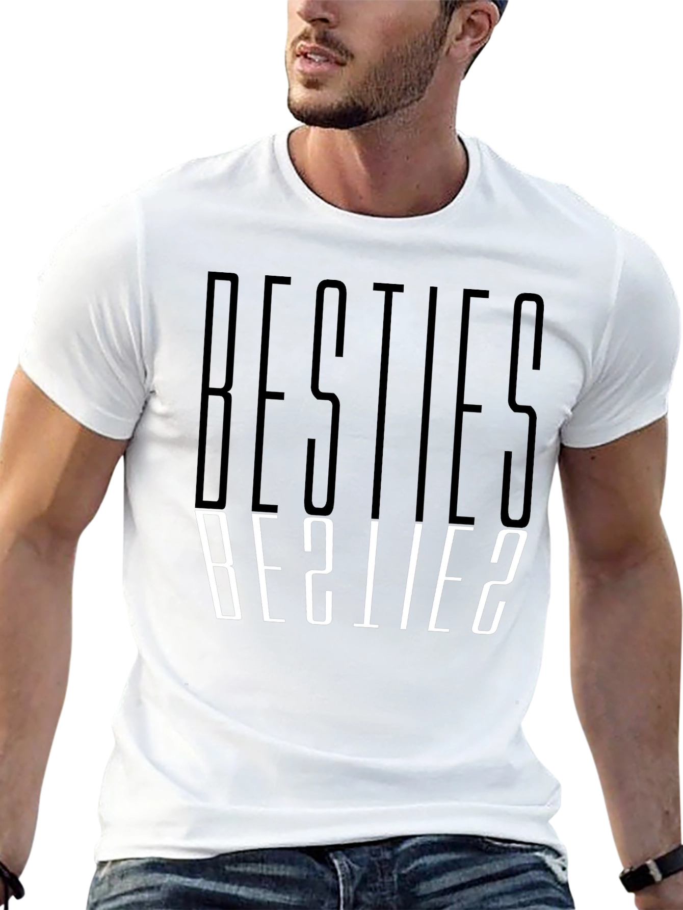 Besties T-Shirt Mirror Image Tee