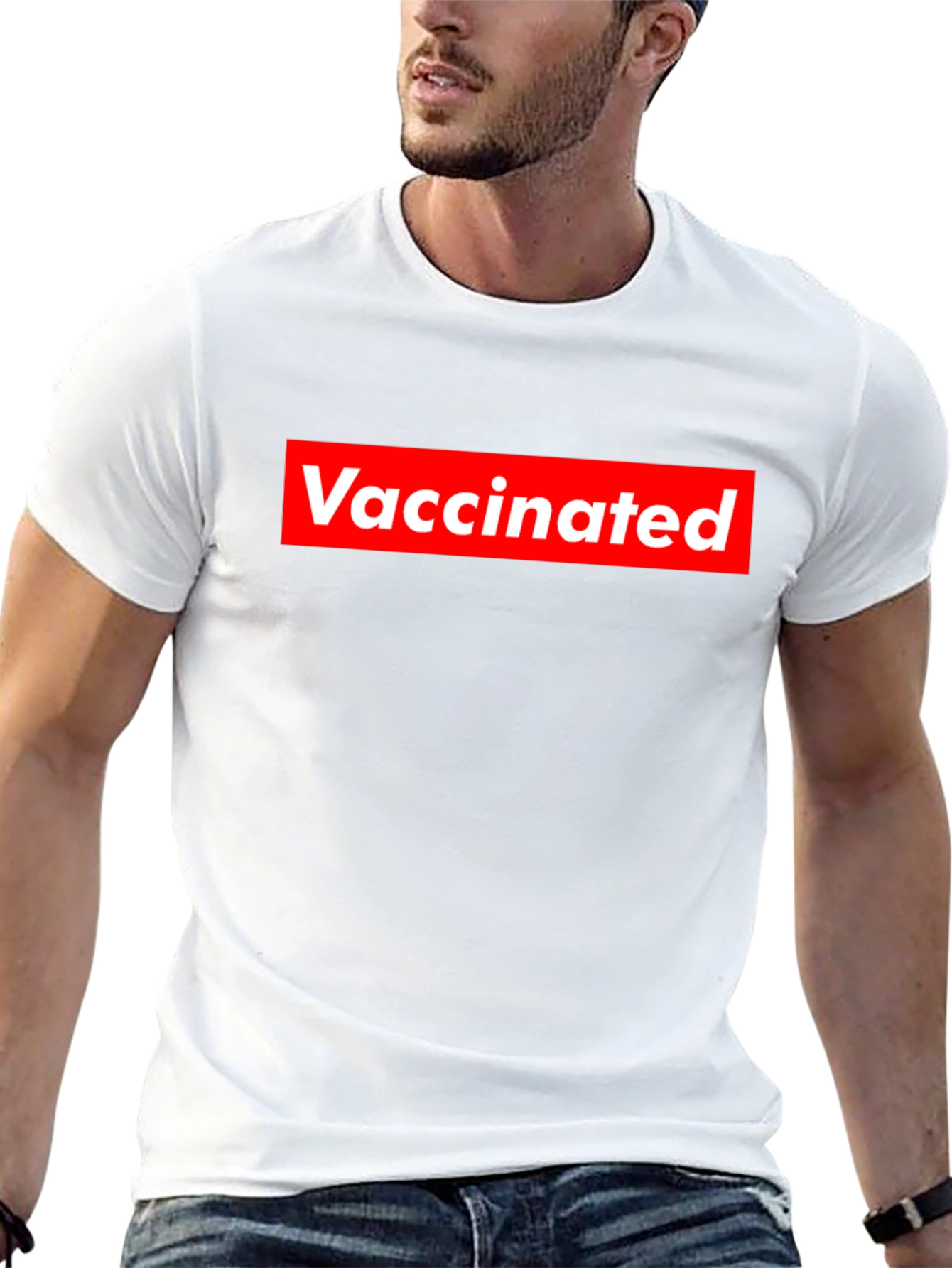 Vaccinated Graphic Tee - Bold Statement Shirt