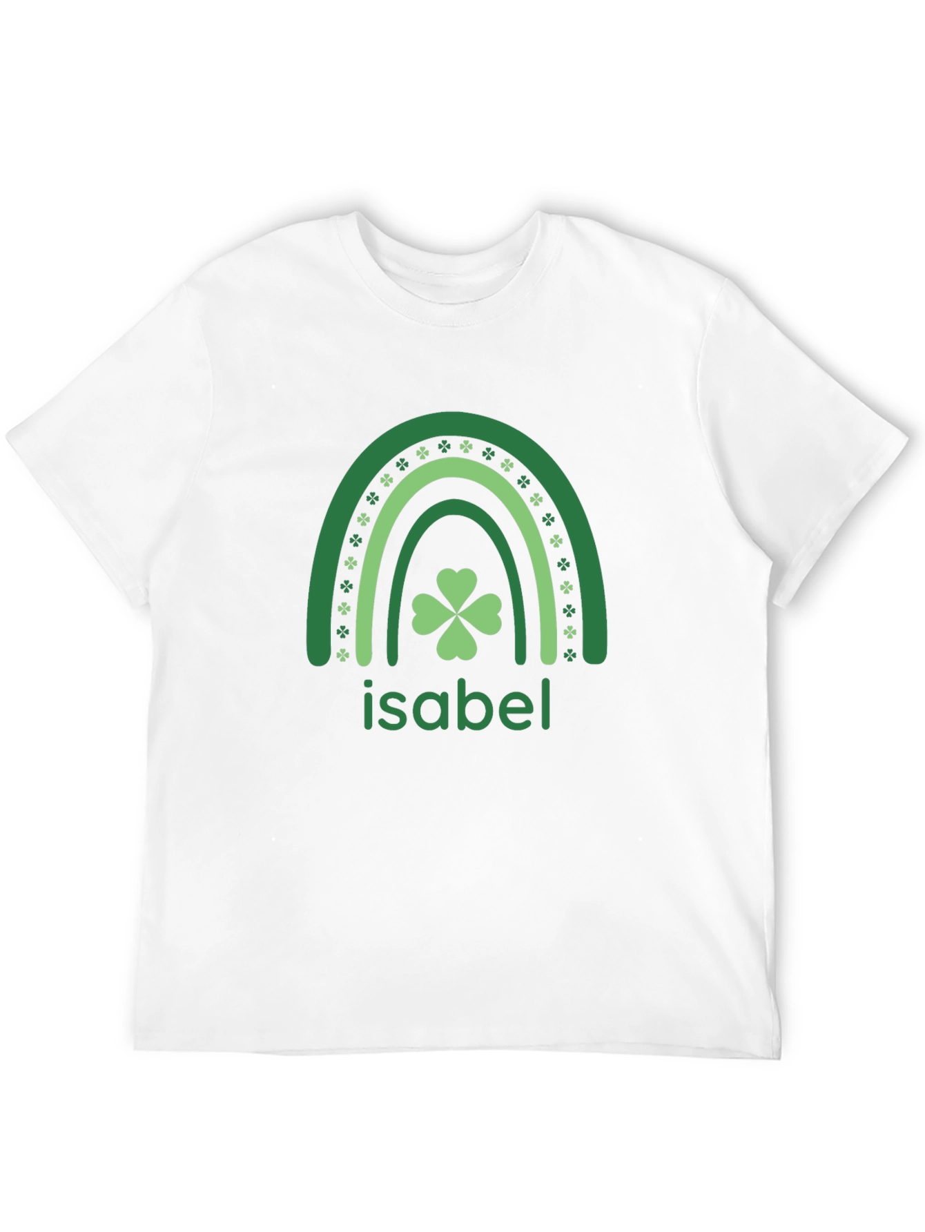 St. Patricks Day Rainbow Shamrock Isabel T-Shirt