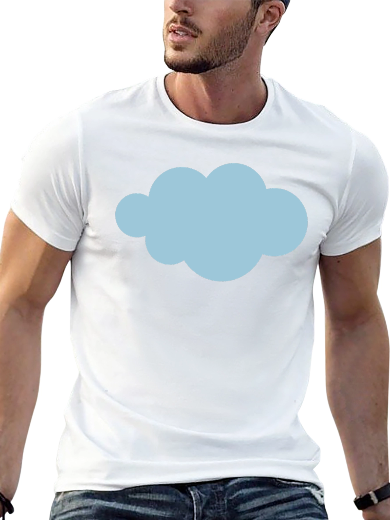 Cloud Graphic T-Shirt - Soft Comfort