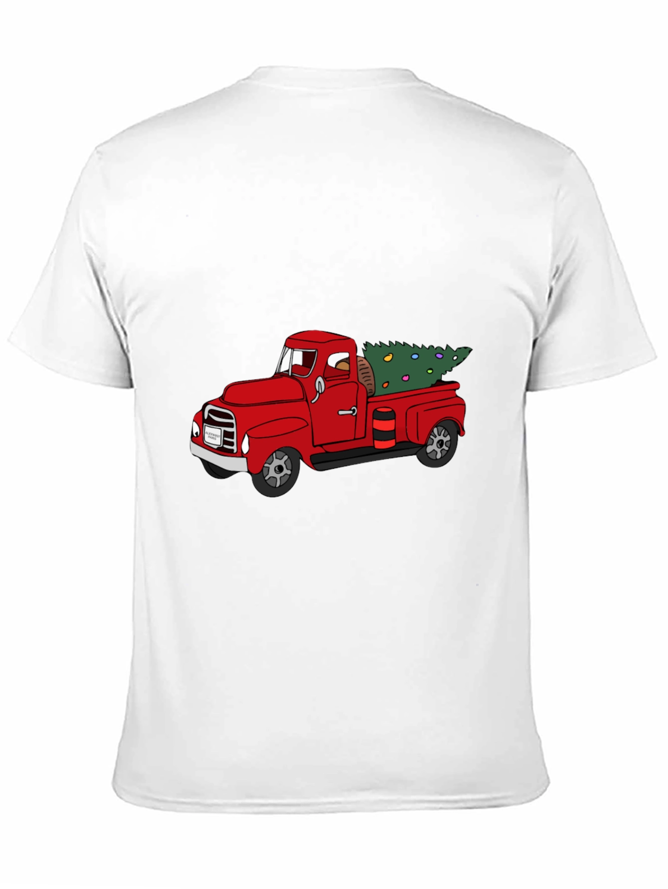 Red Truck Christmas Tree T-Shirt