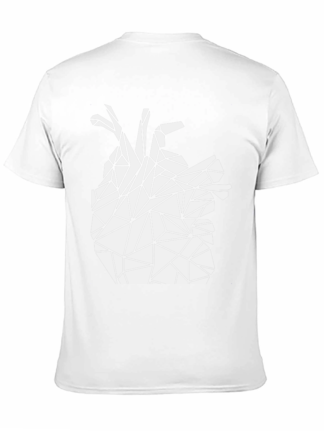 Geometric Heart Tee - Modern Graphic T-Shirt