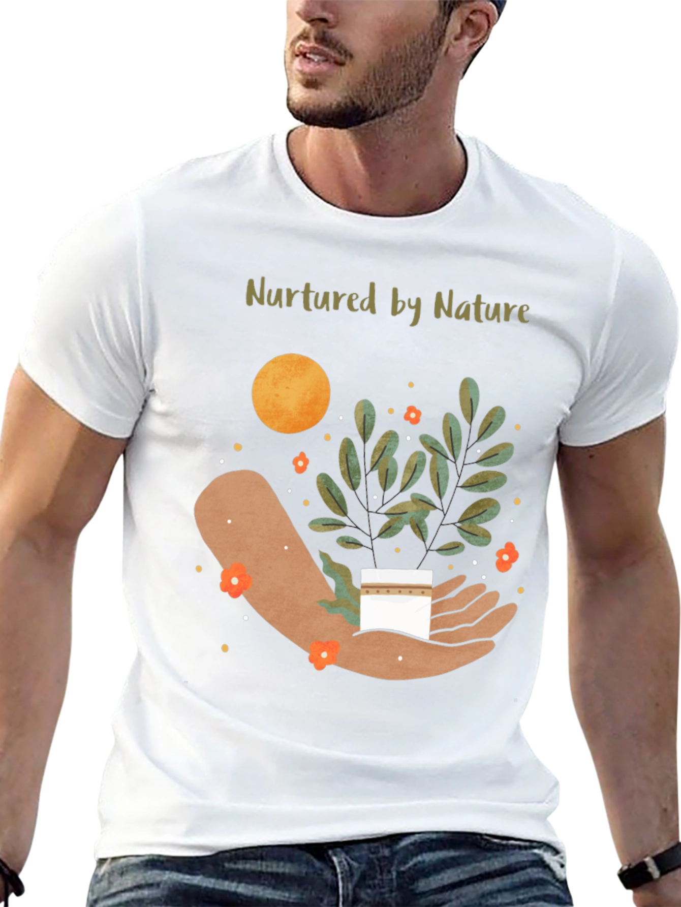 Nurtured By Nature Graphic T-Shirt