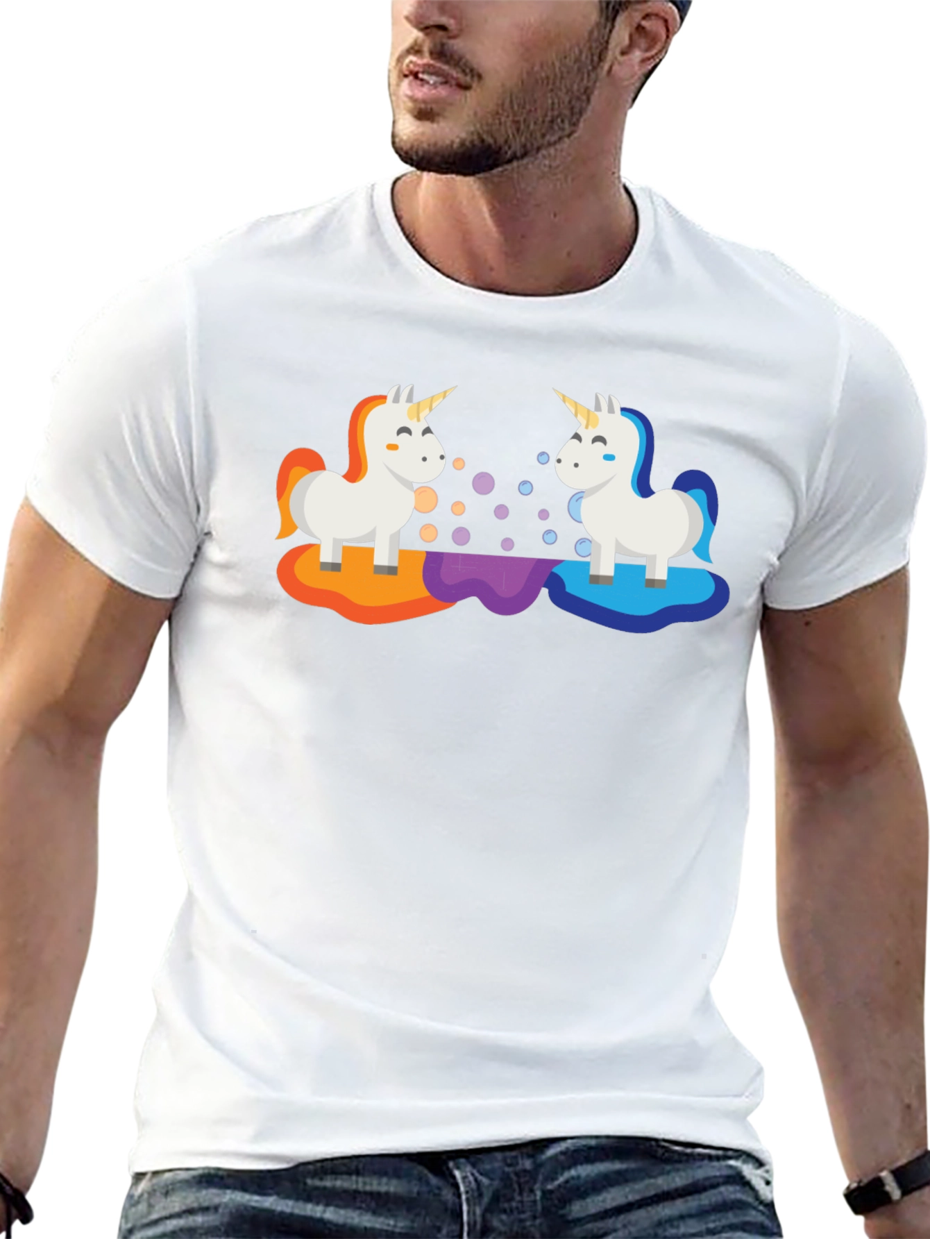 Unicorn T-Shirt: Rainbow Magic Graphic Tee