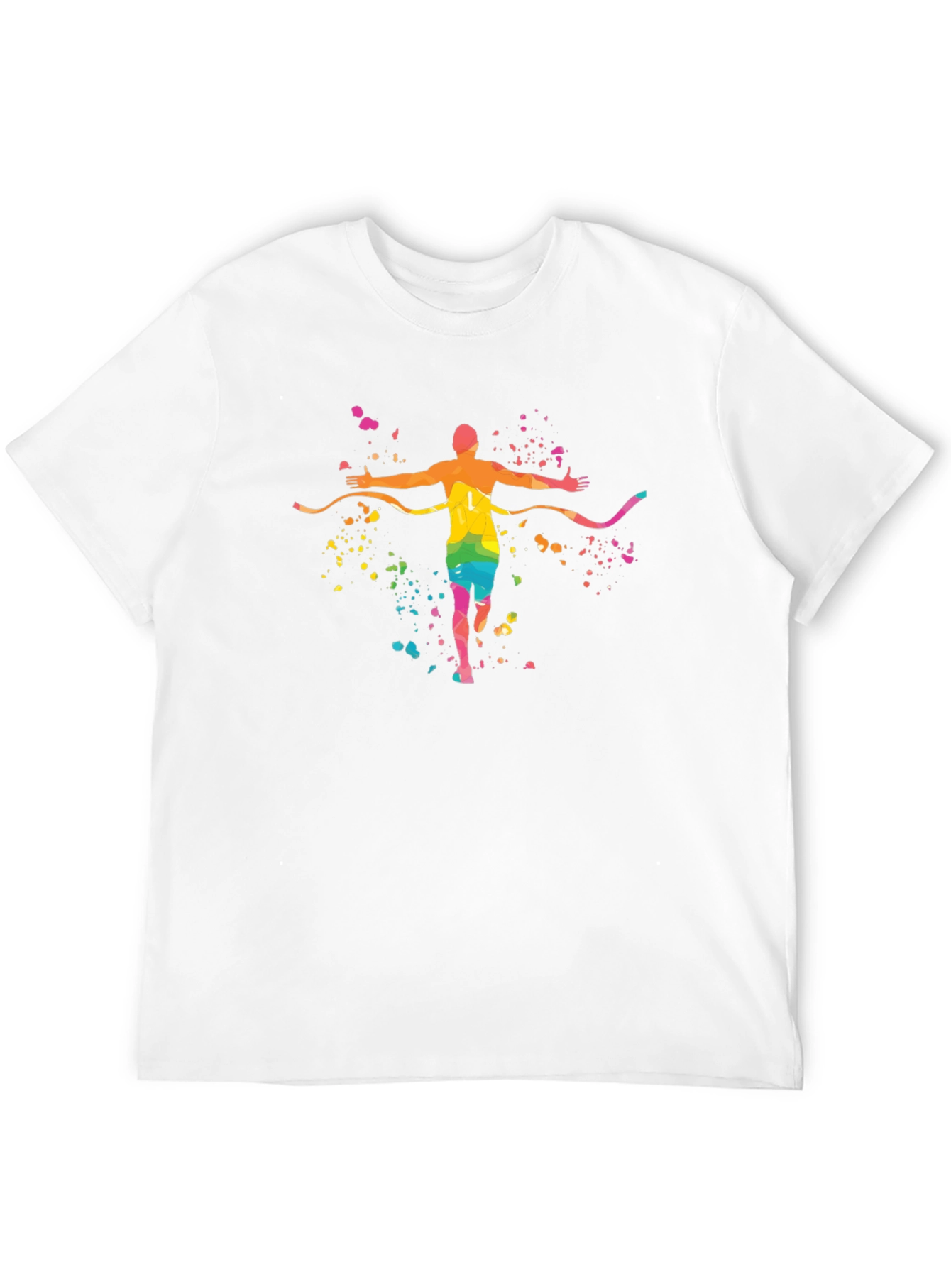 Rainbow Runner Graphic Tee