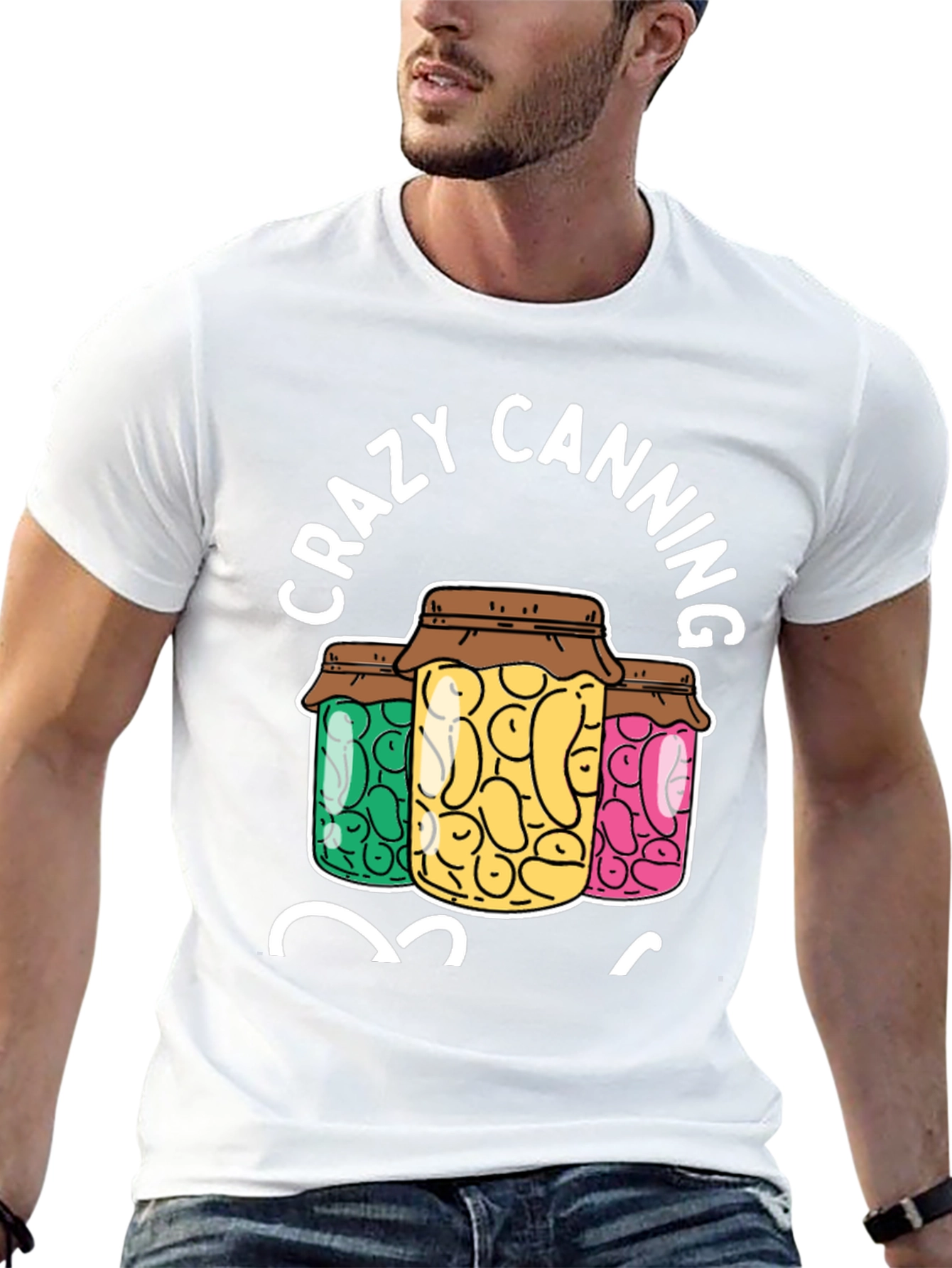 Crazy Canning T-Shirt - Canning Jars Graphic Tee