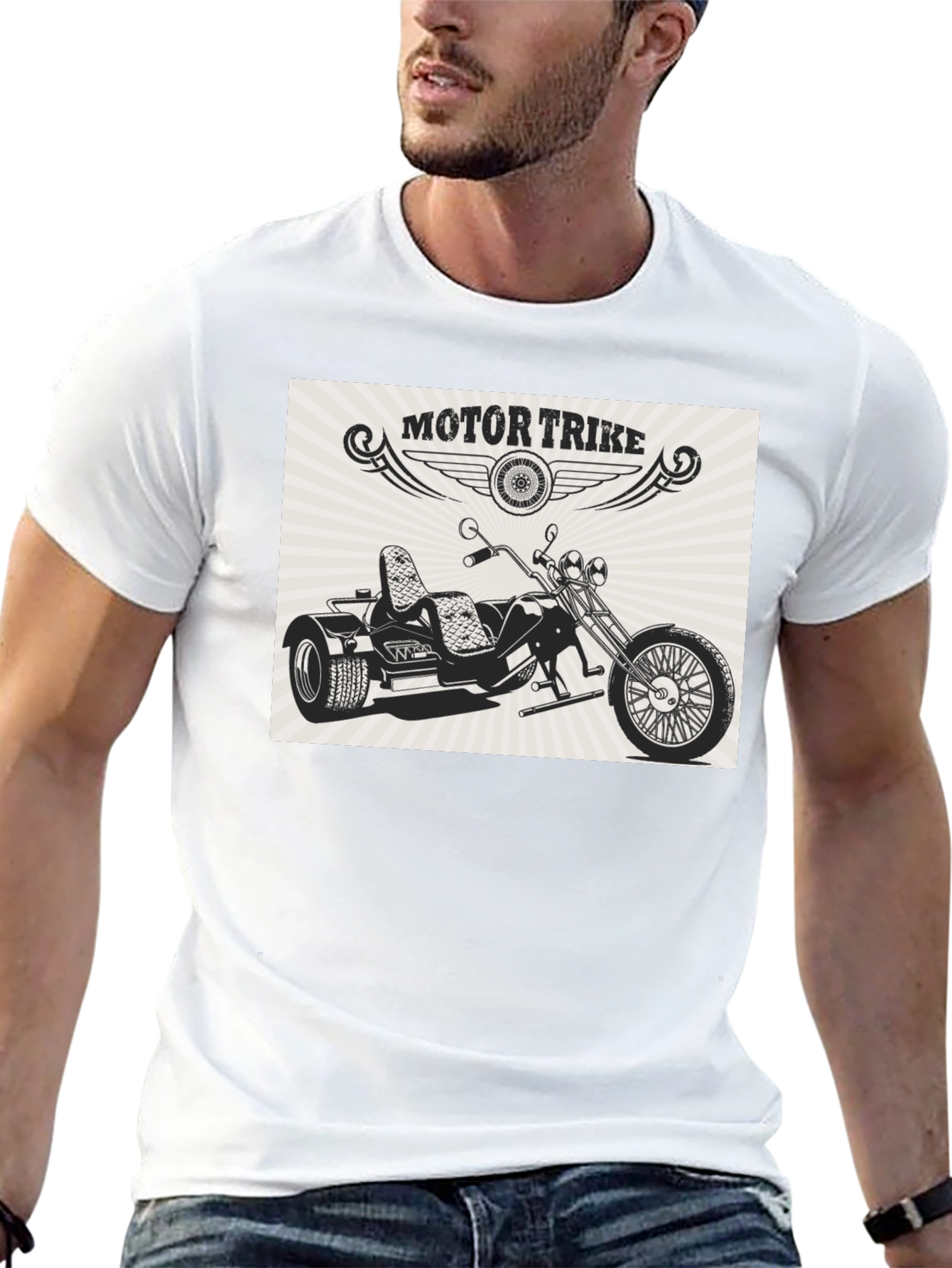 Motor Trike Graphic T-Shirt - Retro Ride