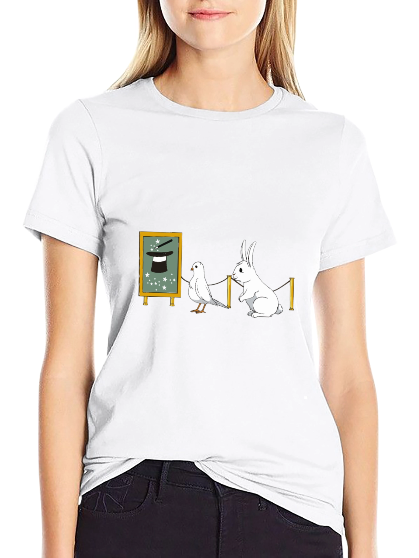 Magical Illusion T-Shirt: Rabbit Dove & Hat!