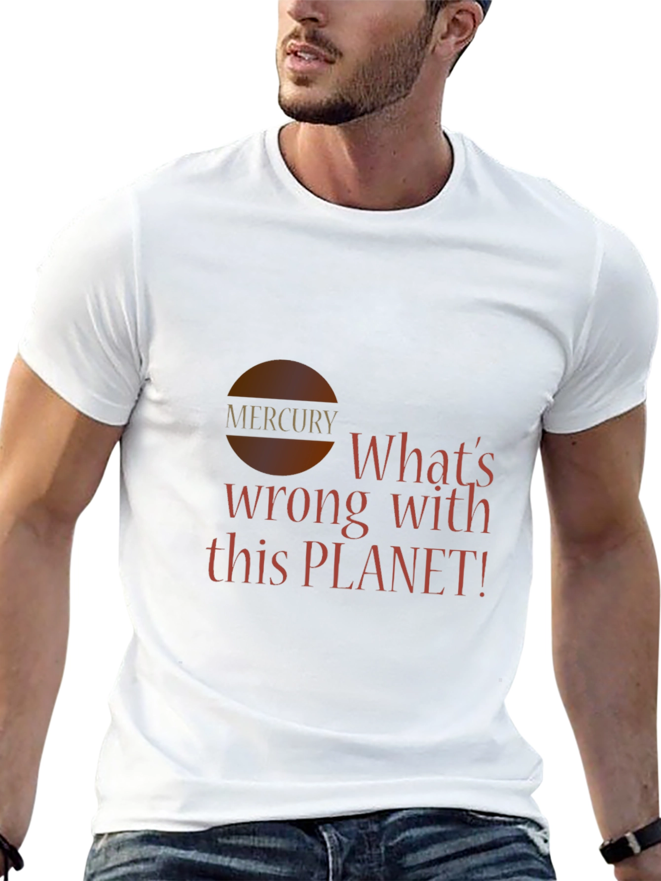 Mercury Planet Graphic T-Shirt