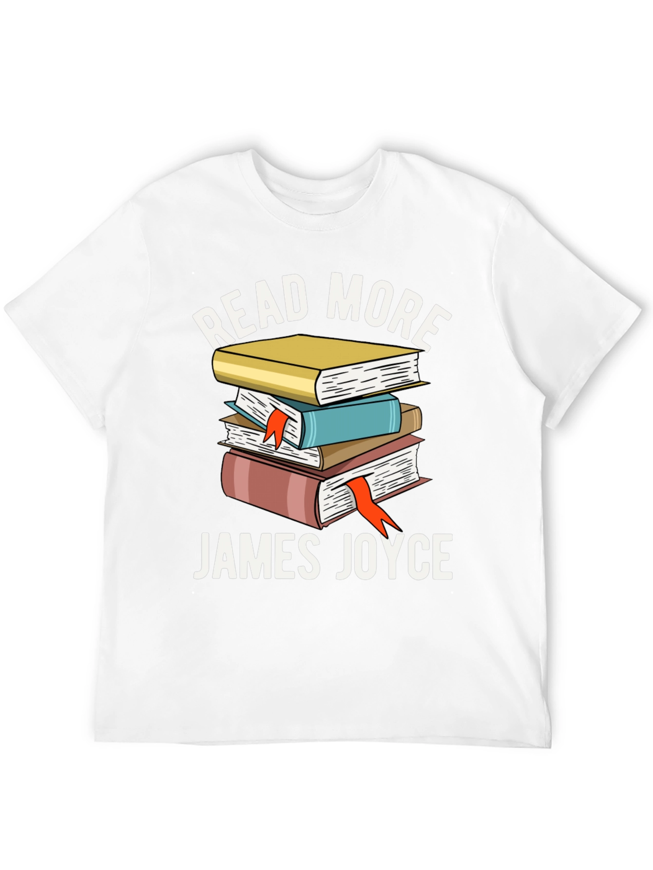 Read More James Joyce Stacked Books T-Shirt