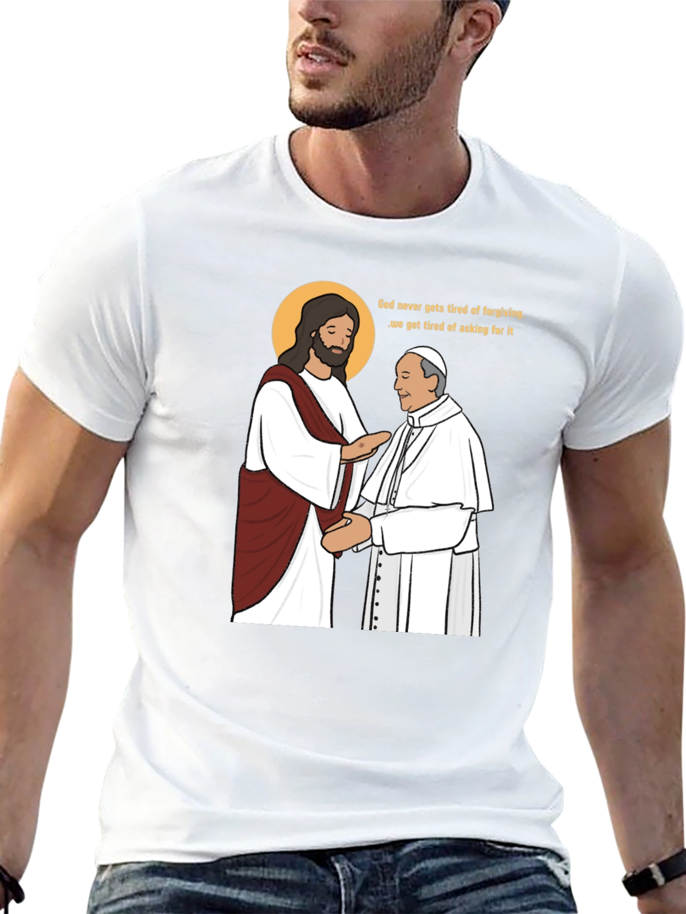 God Forgives Funny T-Shirt