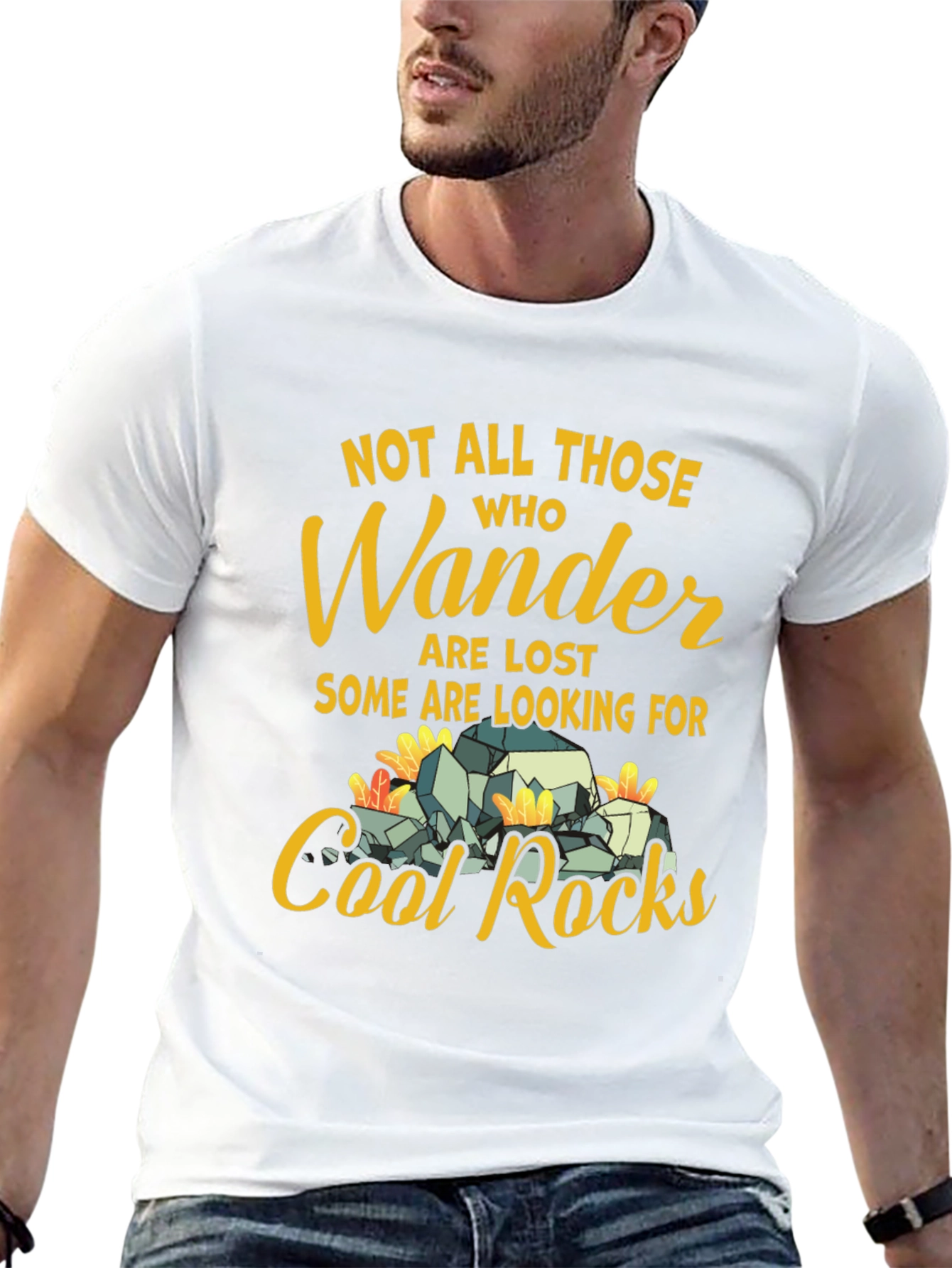 Wander Cool Rocks T-Shirt - Find Your Adventure!