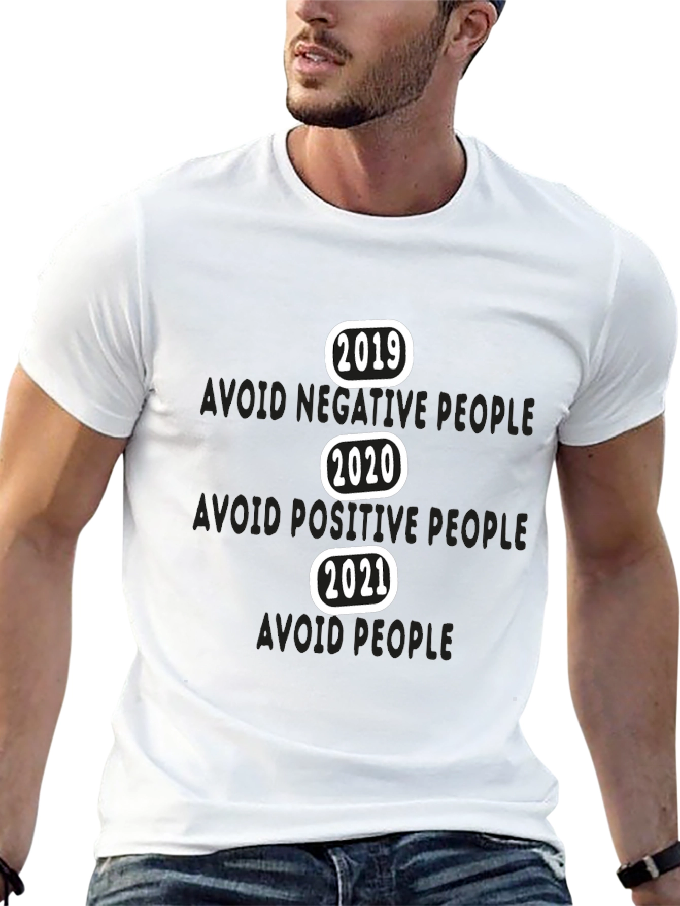 Avoid People T-Shirt Funny Year Sarcastic Tee