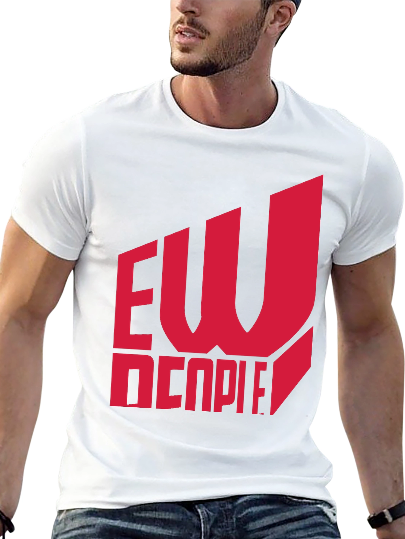 EW Decpie Black Graphic T-Shirt